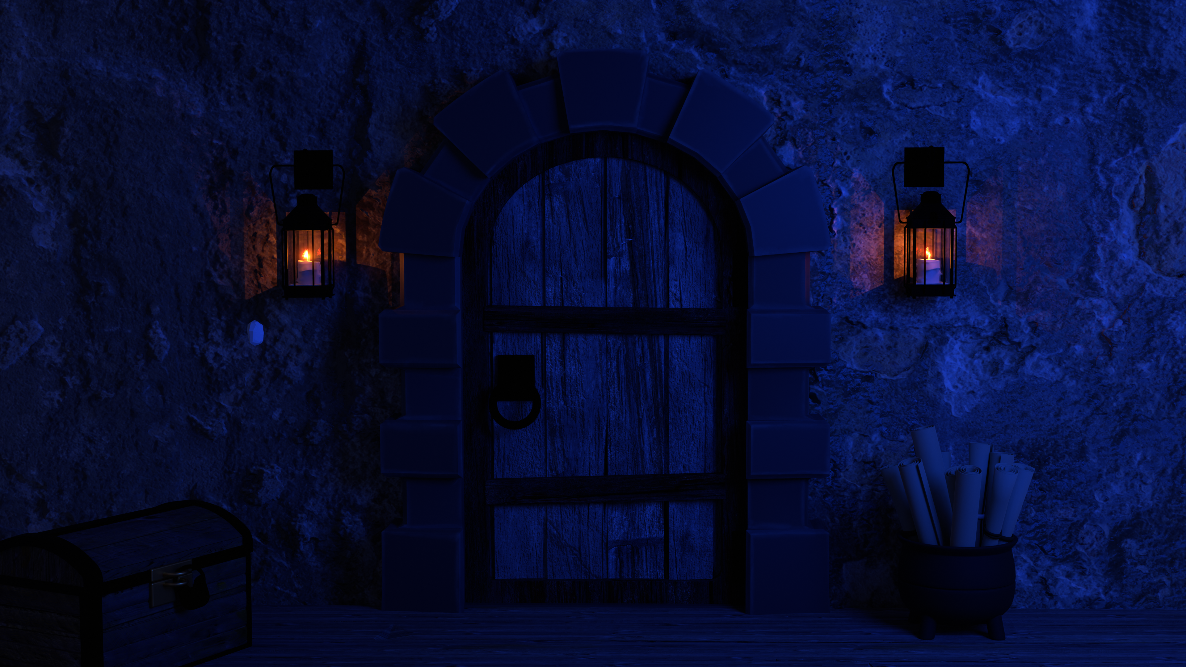 'The Storyteller's Study - Environment Concept