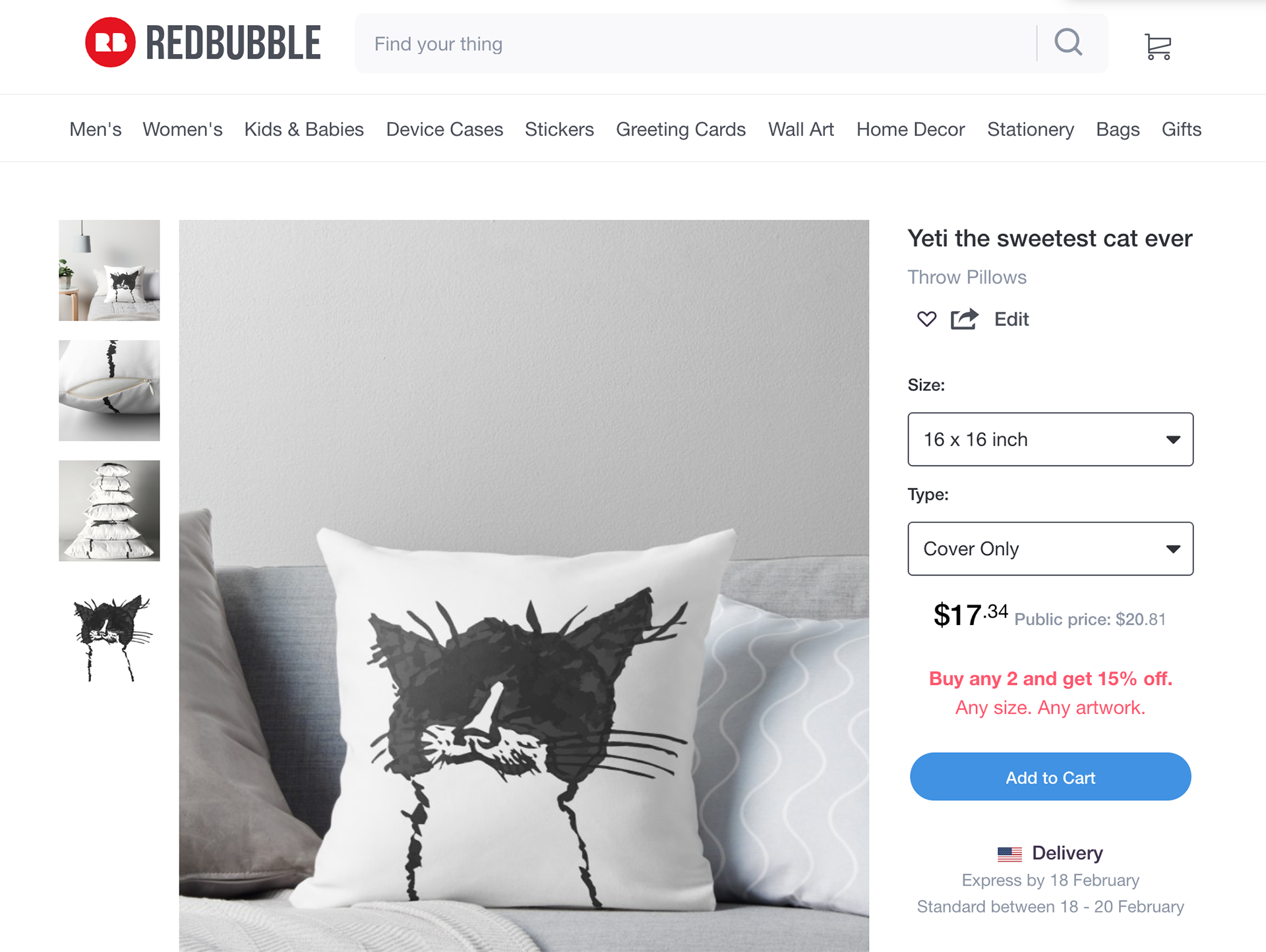 Jeff's online store image