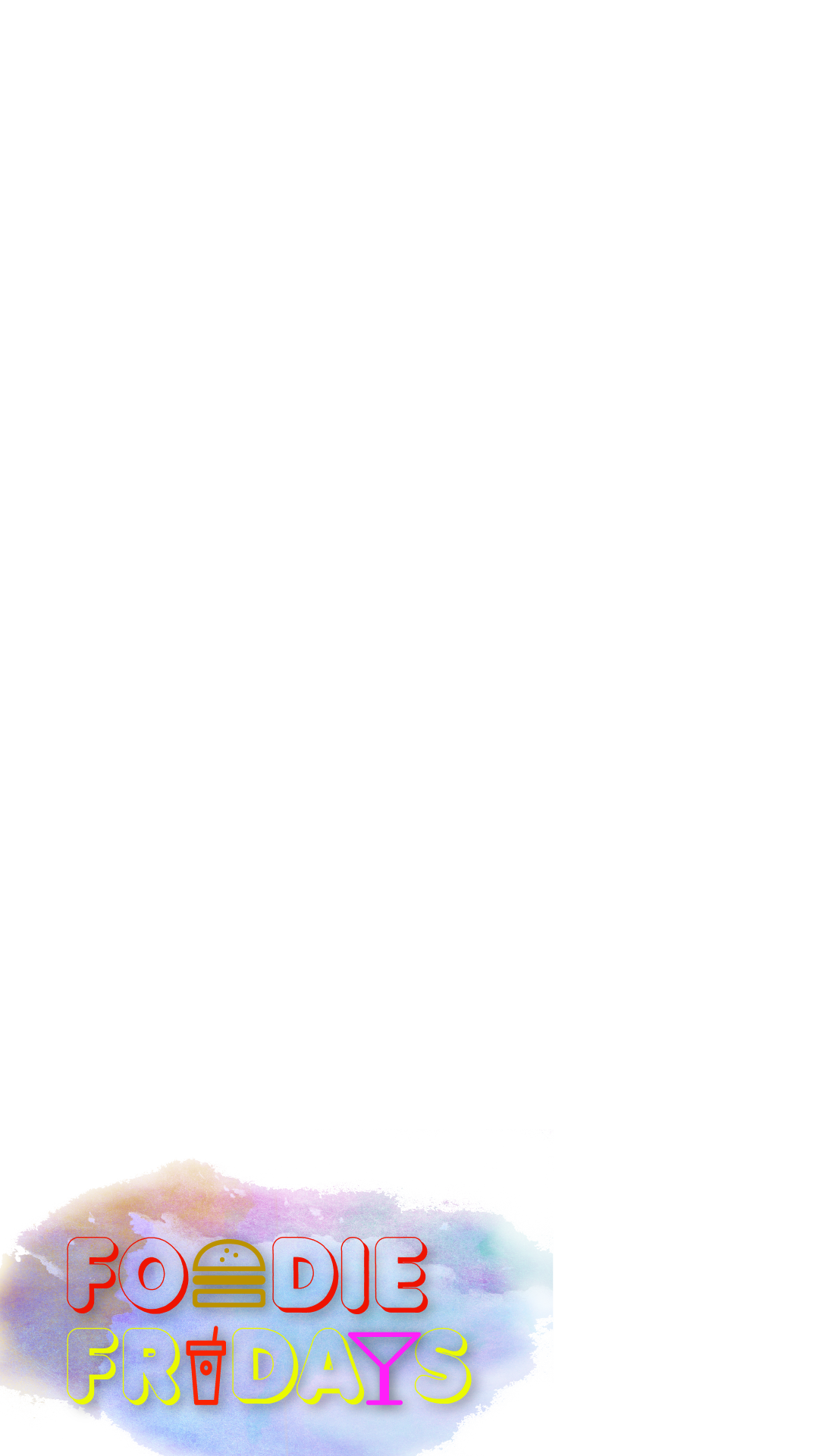 Snapchat geofilter competition for a food related category