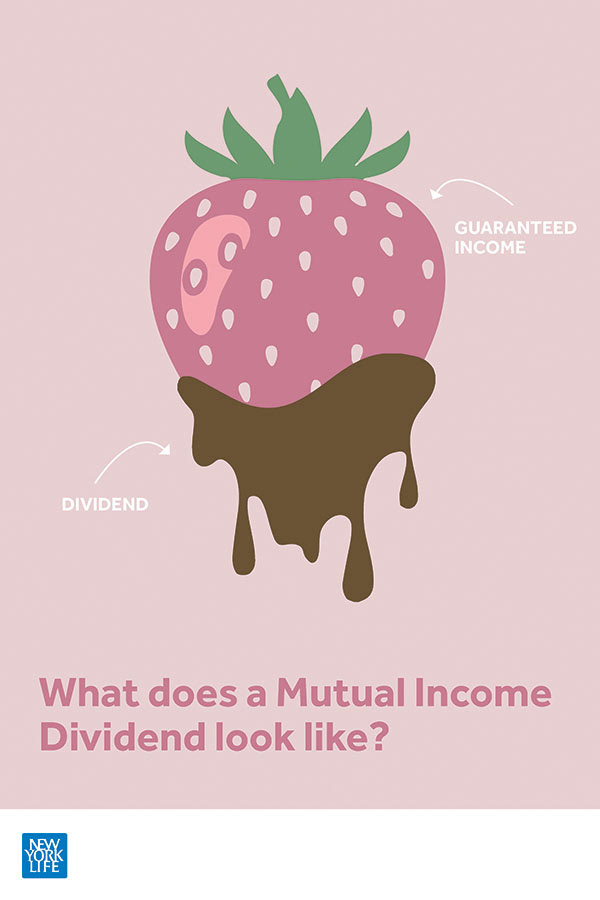 "Dipped strawberry" In a series of posters printed to easily show already having a good thing and making it that much better.