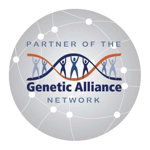 Network theme and name added to the Genetic Alliance logo. Trusted partners of Genetic Alliance would be granted use of this logo to display on their website/emails/collateral.