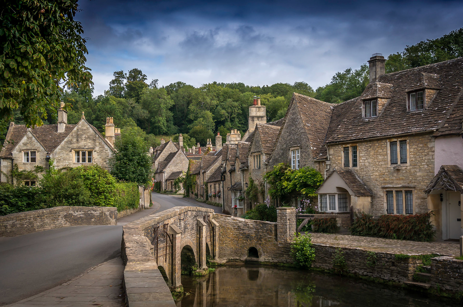 Castle Coombe a small village in the Cotswolds