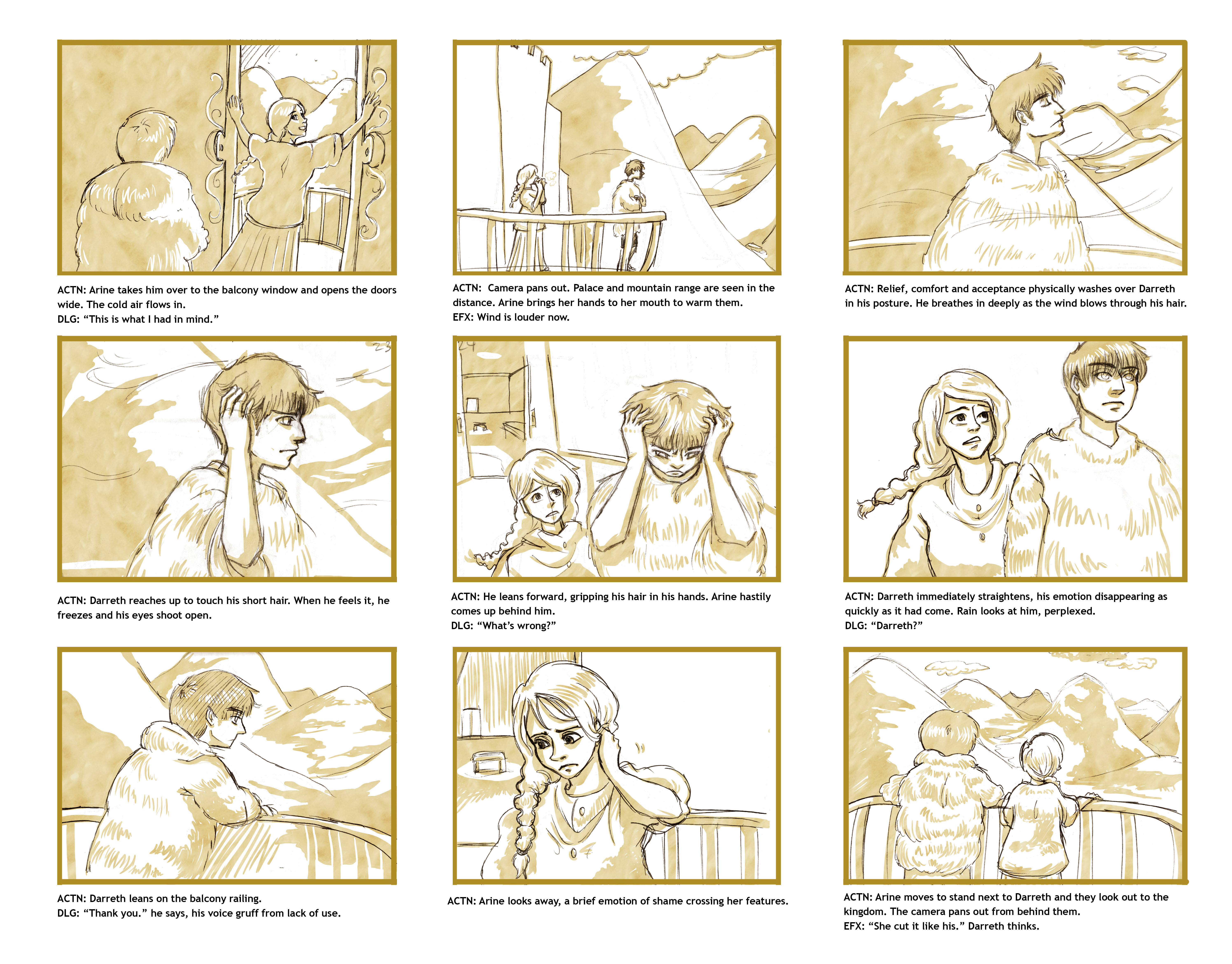 Tia Nicole Canonico - Illustration and Design Portfolio - Haircut Storyboard Tia Nicole Canonico - Illustration and Design Portfolio - Haircut Storyboard