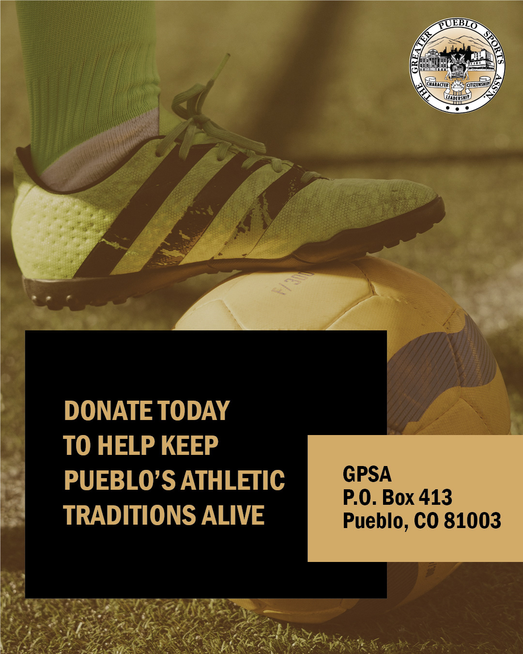 Greater Pueblo Sports Association 2022 social media spread