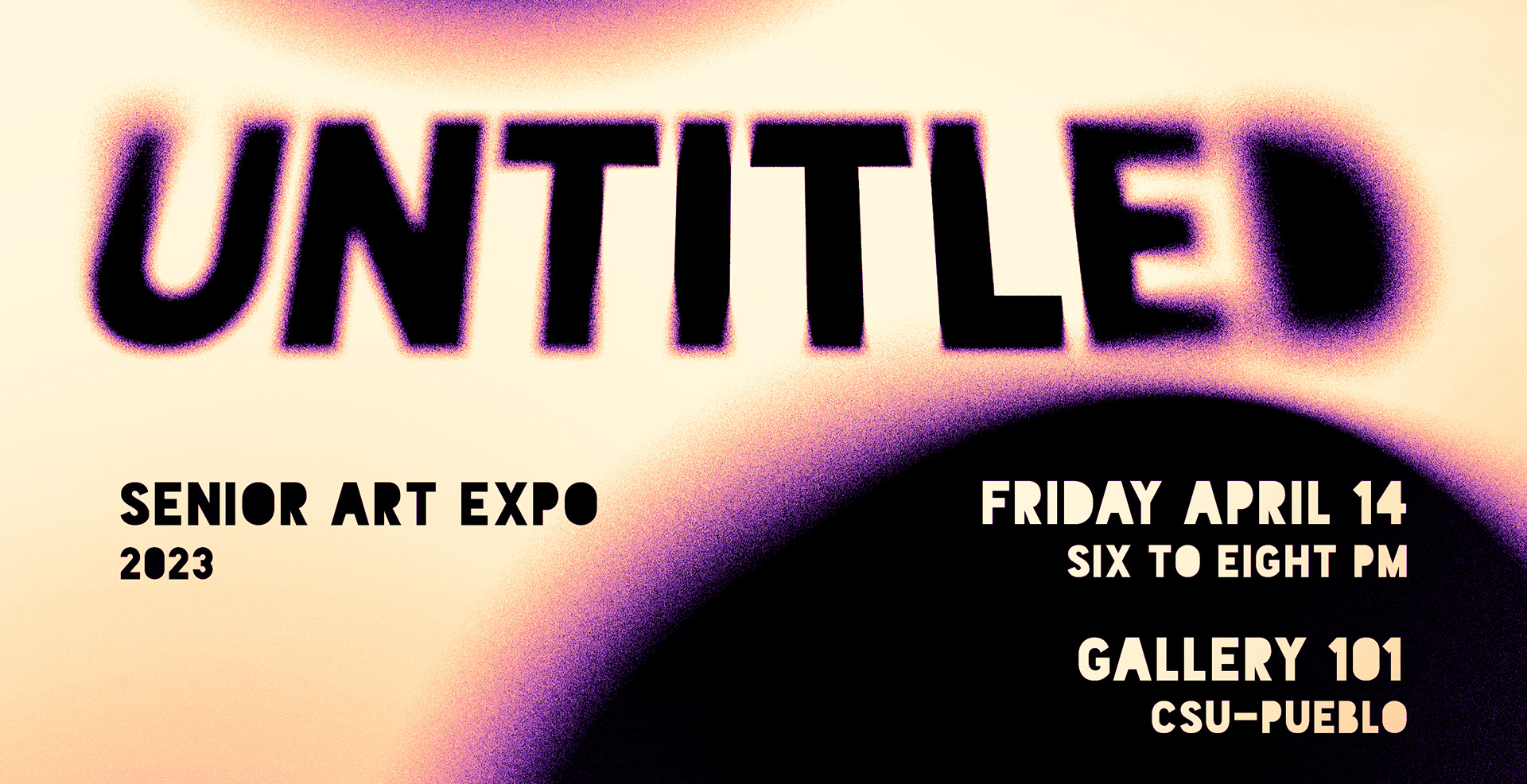 Untitled Art Expo half-page print ad design