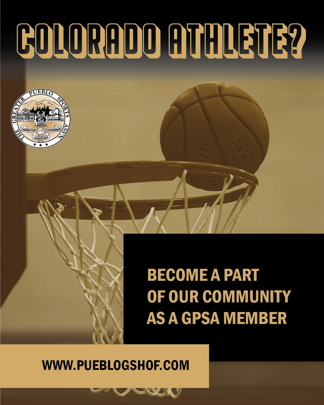 Greater Pueblo Sports Association 2022 social media spread