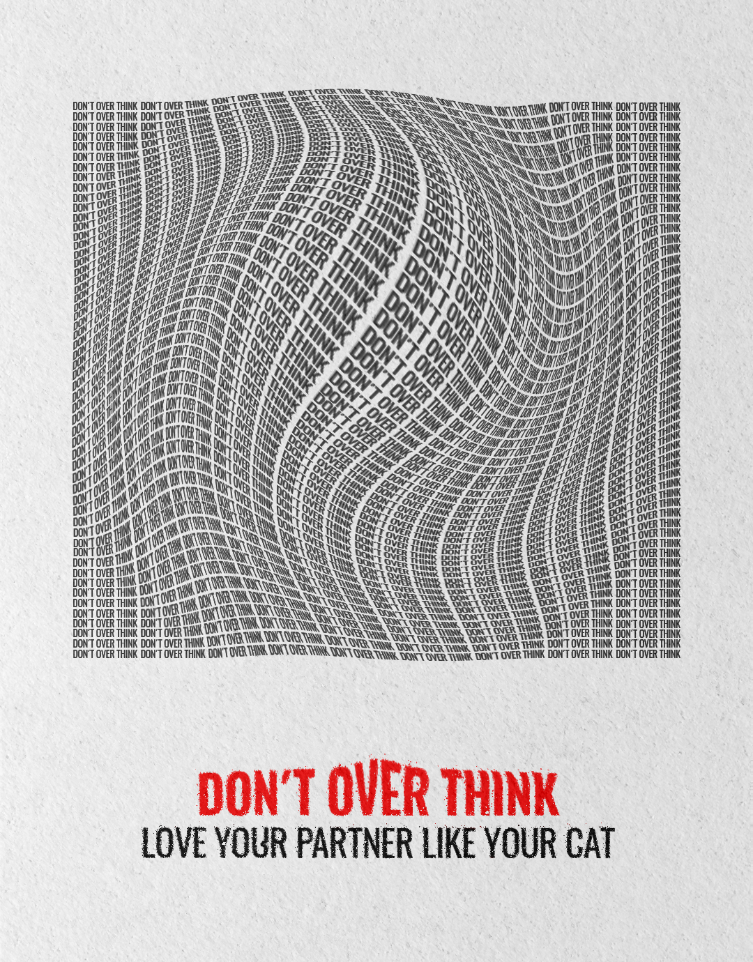 don't over think