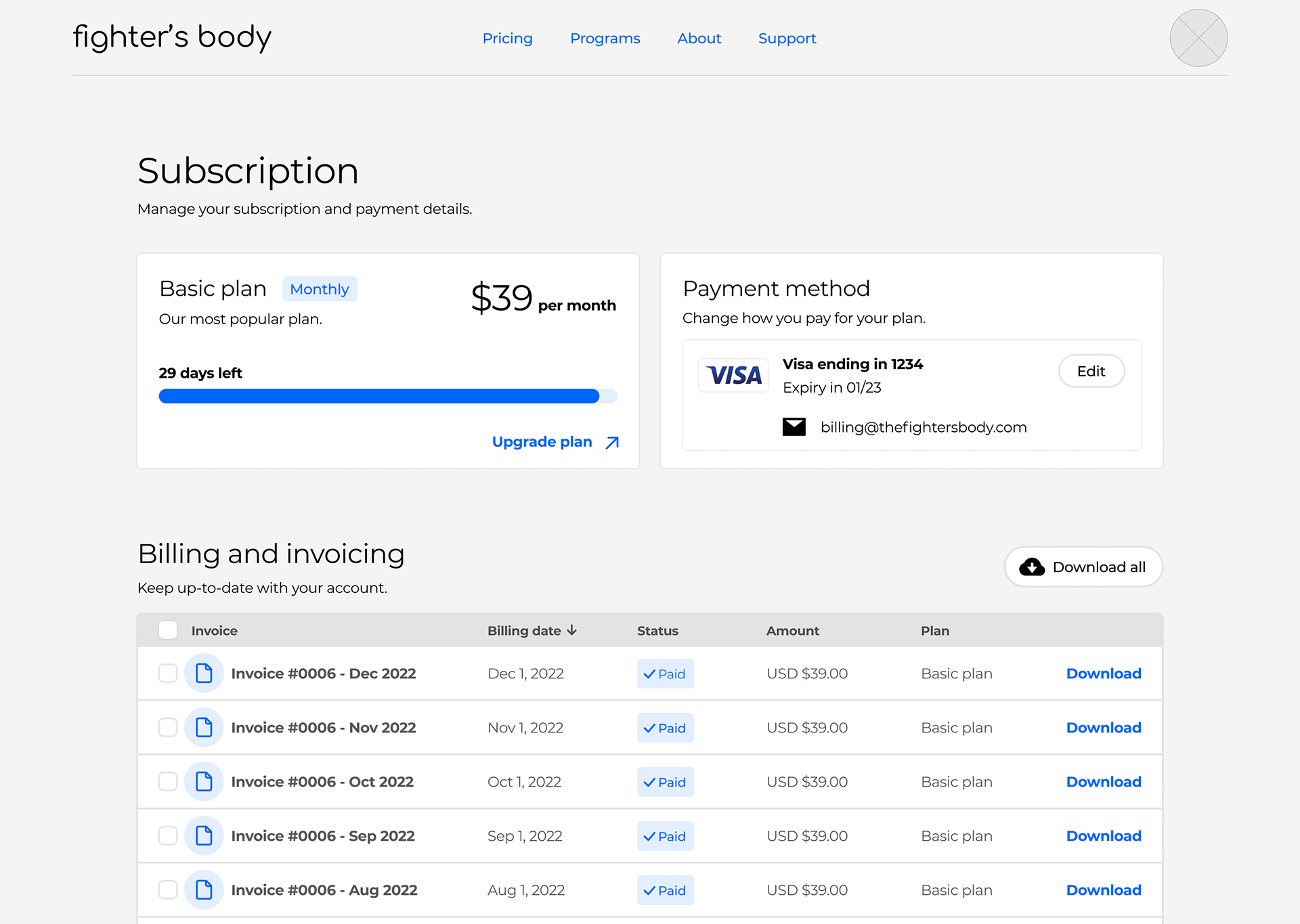 Settings - LoFi/Wireframe