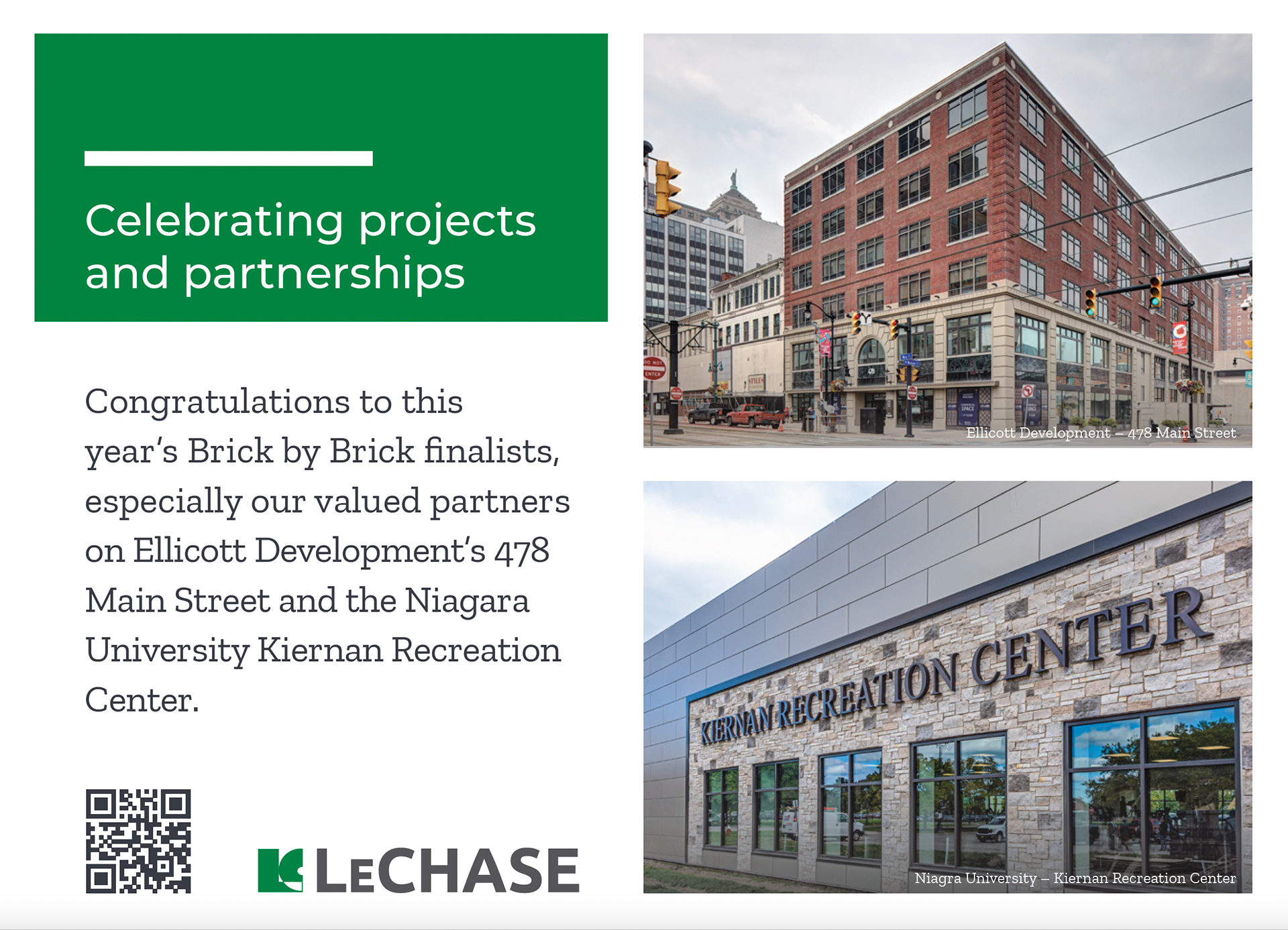Brick by Brick Award Quarter-Page Ad