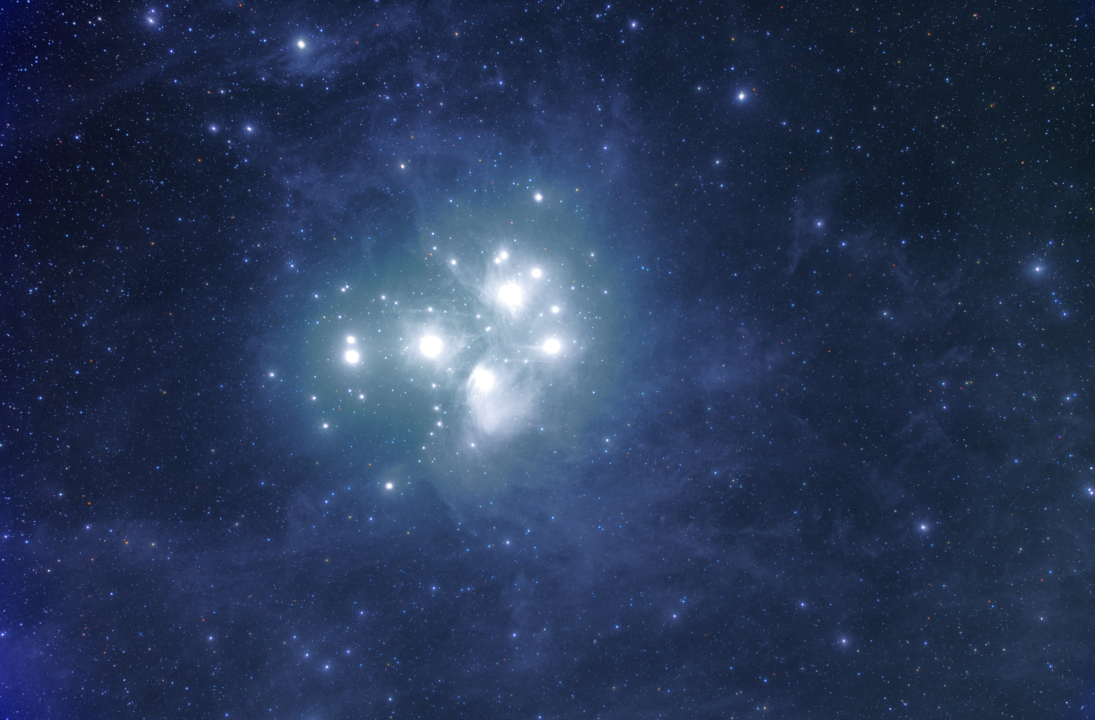 M45. Las 7 hermanas. Pleiades. Verano 2023