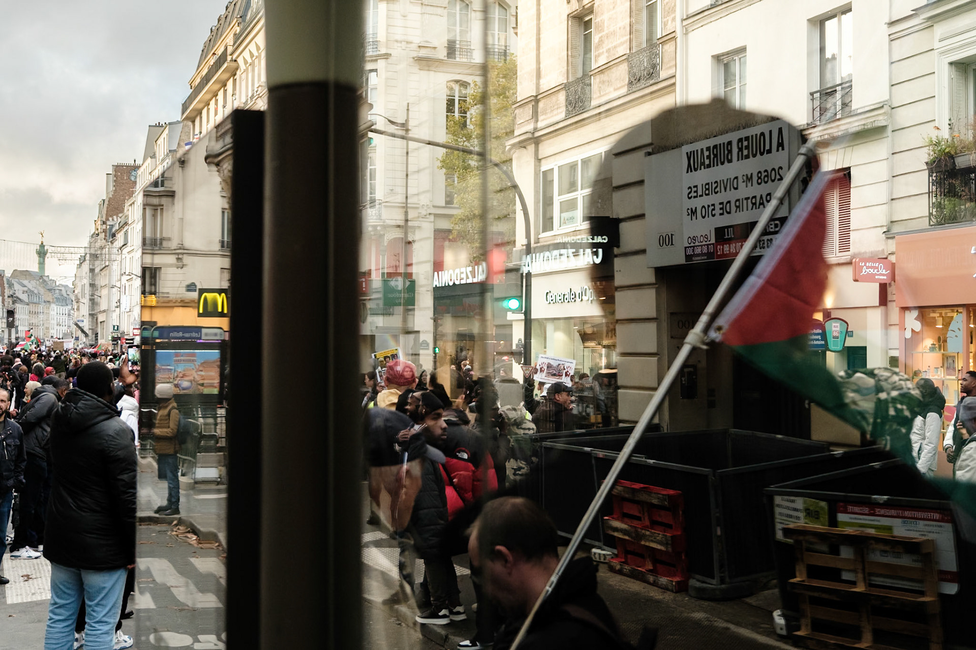 South Sudan protest against the war. March started in Bastille, Paris, France, November 1st 2025, by Maria Kalafatsi