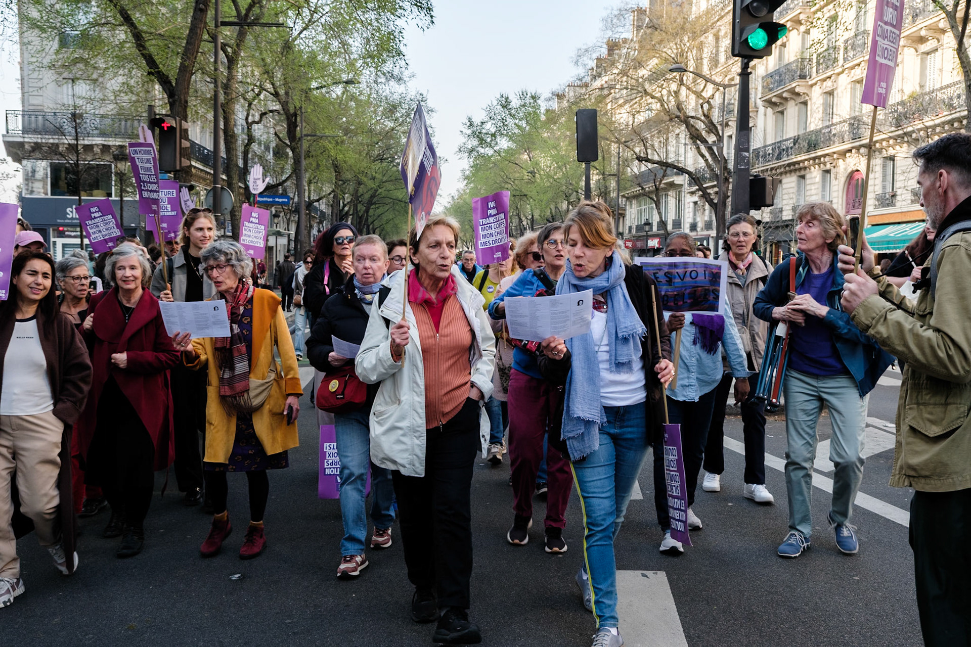 International Women's Day 2026, Demonstration with various french organisations and institutions starting at place de la Bataille-de-Stalingrad to Place de la Republique, Paris, France, March 8th 2026, by Maria Kalafatsi
