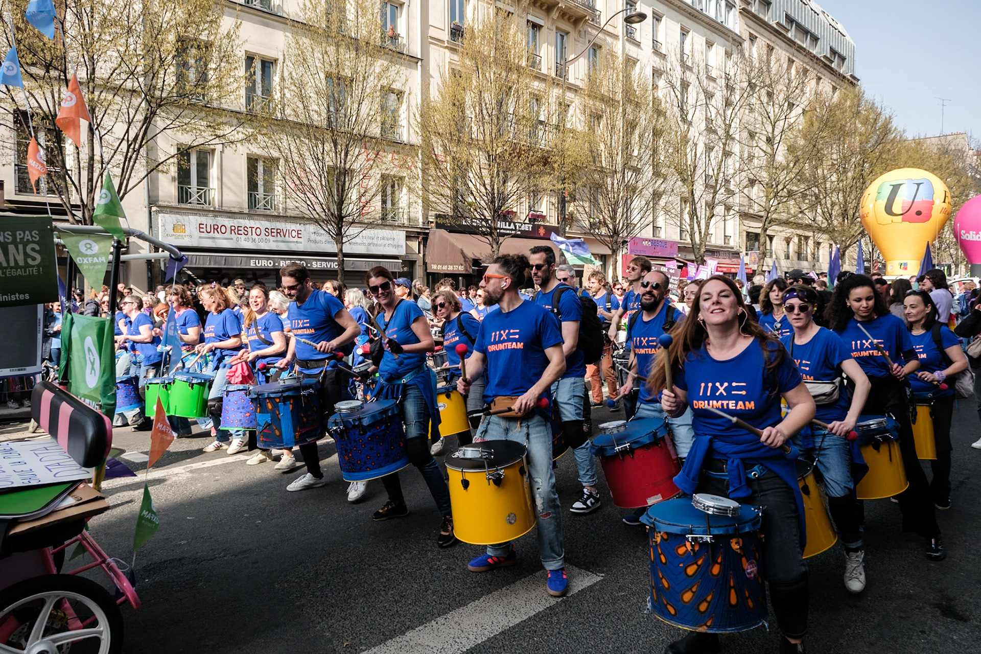 International Women's Day 2026, Demonstration with various french organisations and institutions starting at place de la Bataille-de-Stalingrad to Place de la Republique, Paris, France, March 8th 2026, by Maria Kalafatsi