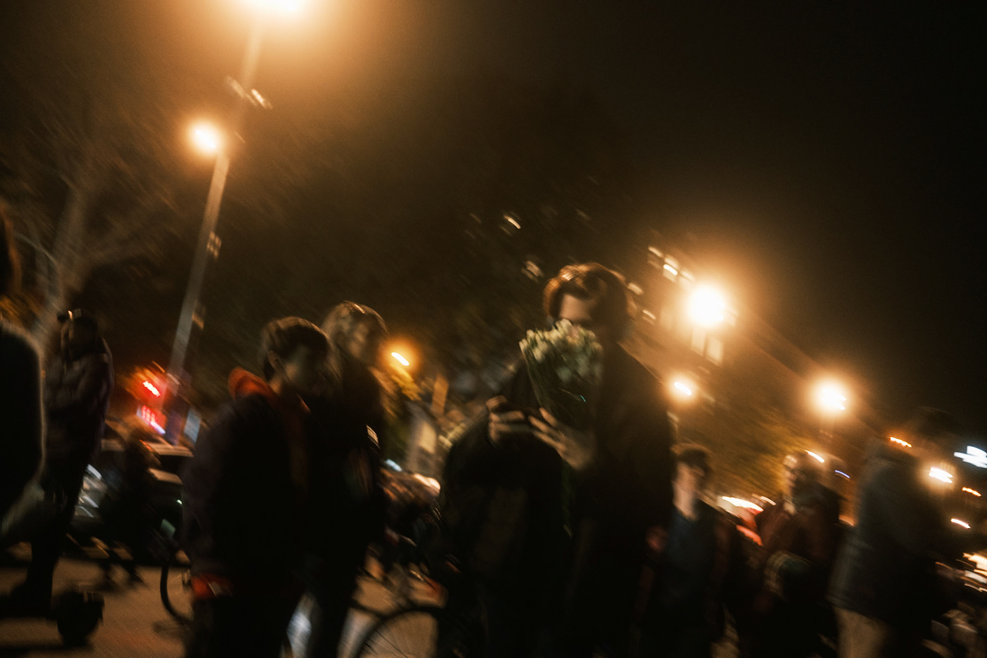 Many people brought flowers at Place de la Republique during the commemorative event held by the city in honor of the victims for the 10-year-anniversary of the terrrorist attacks in Paris, on November 13th 2015. Paris, France, November 13th 2025, by Maria Kalafatsi.