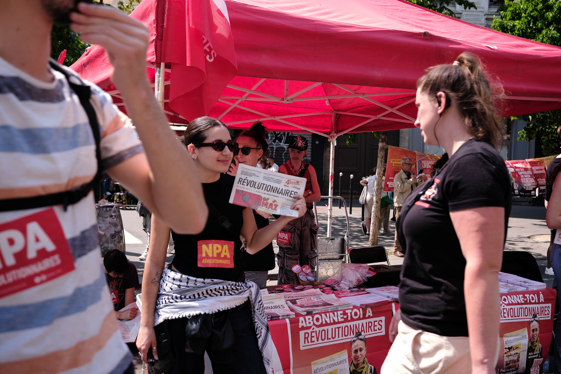 May 1st protest, many syndicats and organisations gathered to march from Republique to Nation in Paris, France, May 1st 2026, Maria Kalafatsi