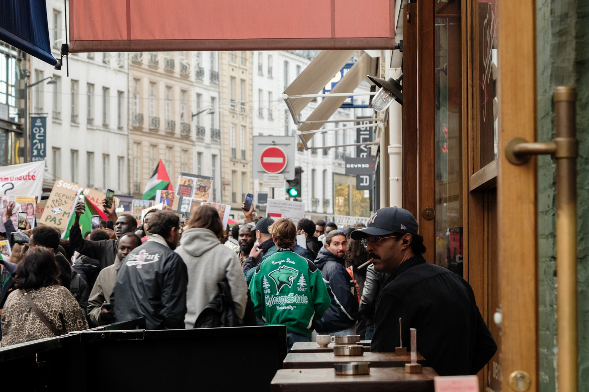 South Sudan protest against the war. March started in Bastille, Paris, France, November 1st 2025, by Maria Kalafatsi