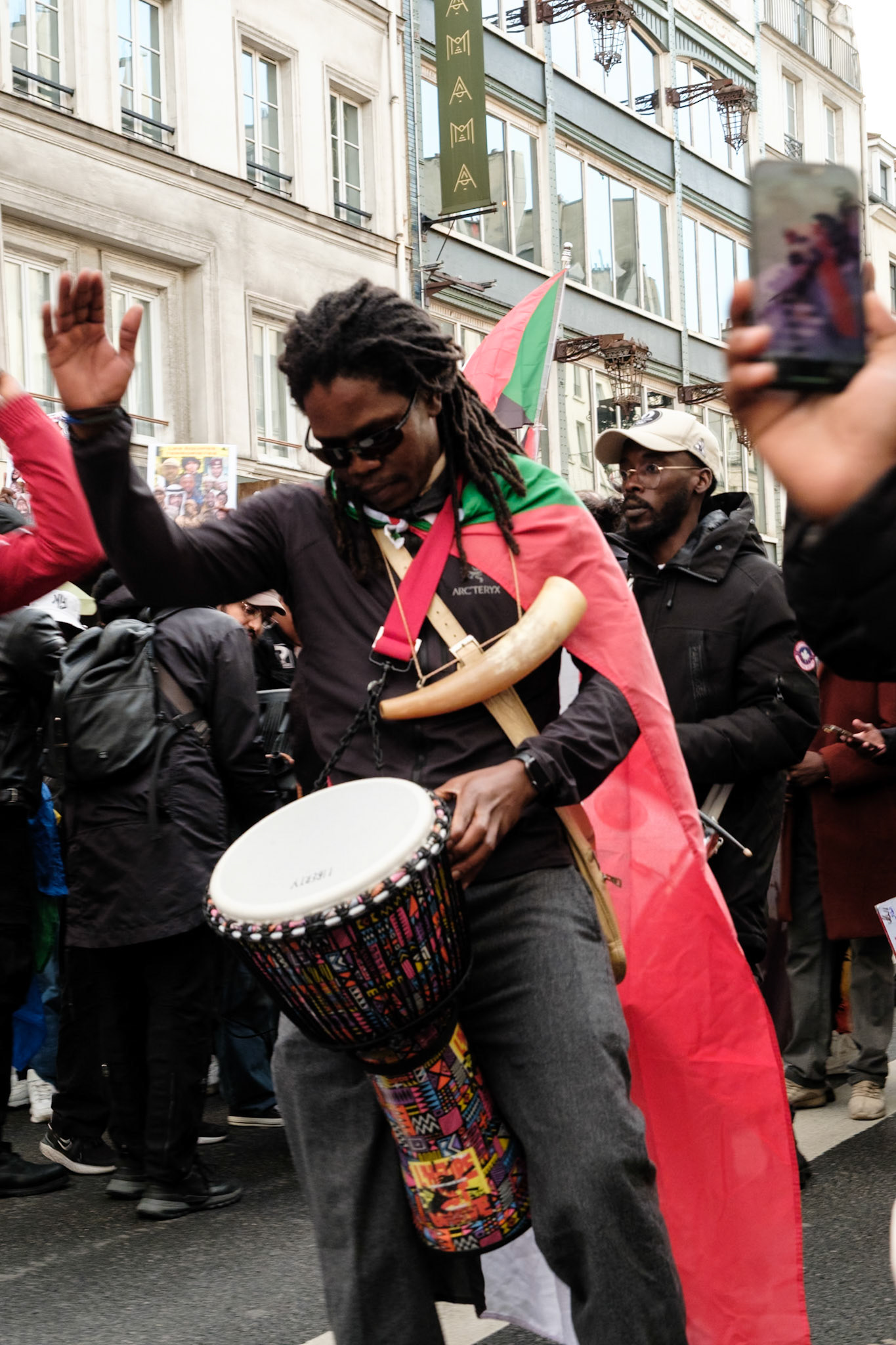 South Sudan protest against the war. March started in Bastille, Paris, France, November 1st 2025, by Maria Kalafatsi