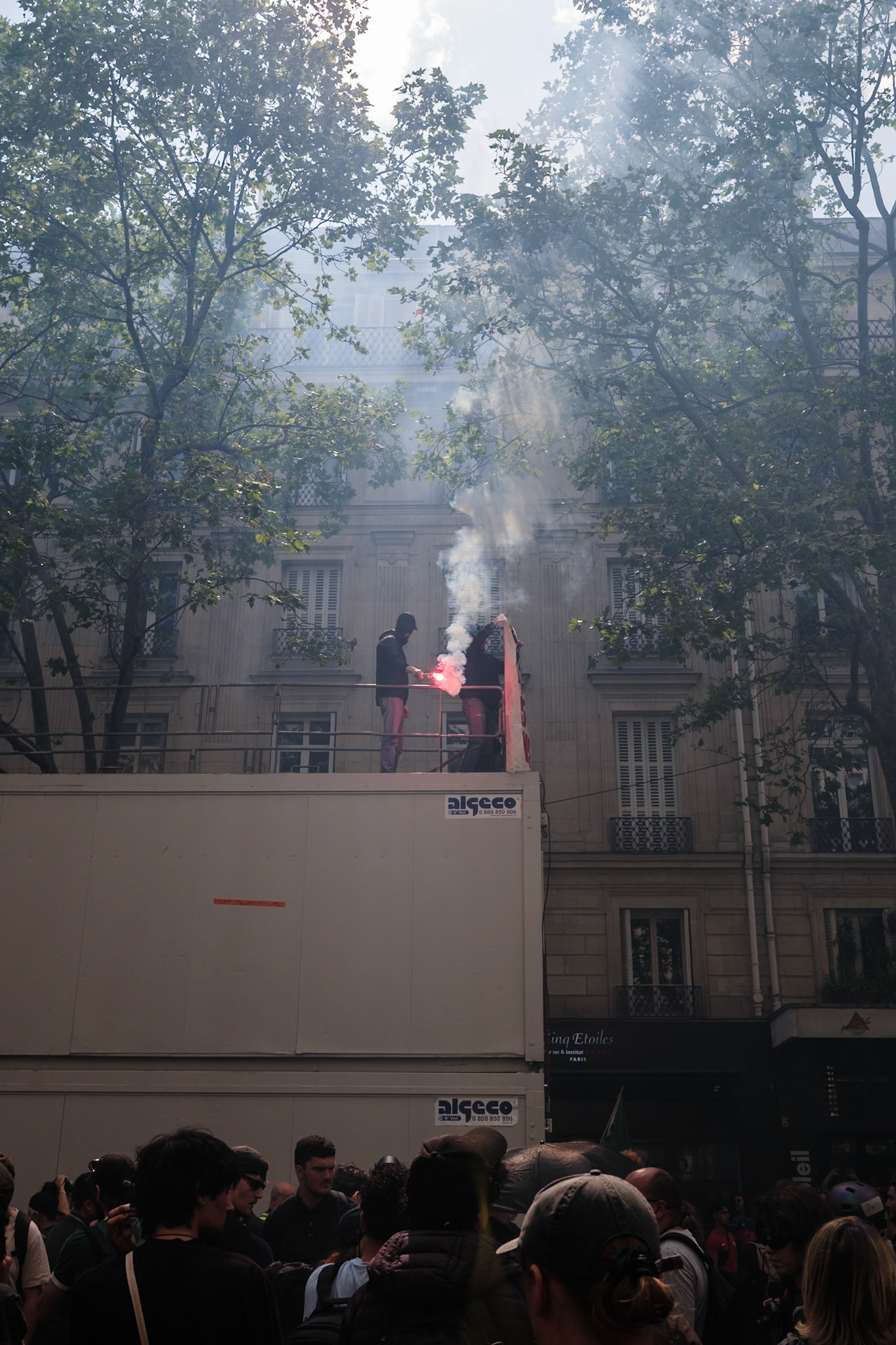 May 1st protest, many syndicats and organisations gathered to march from Republique to Nation in Paris, France, May 1st 2026, Maria Kalafatsi