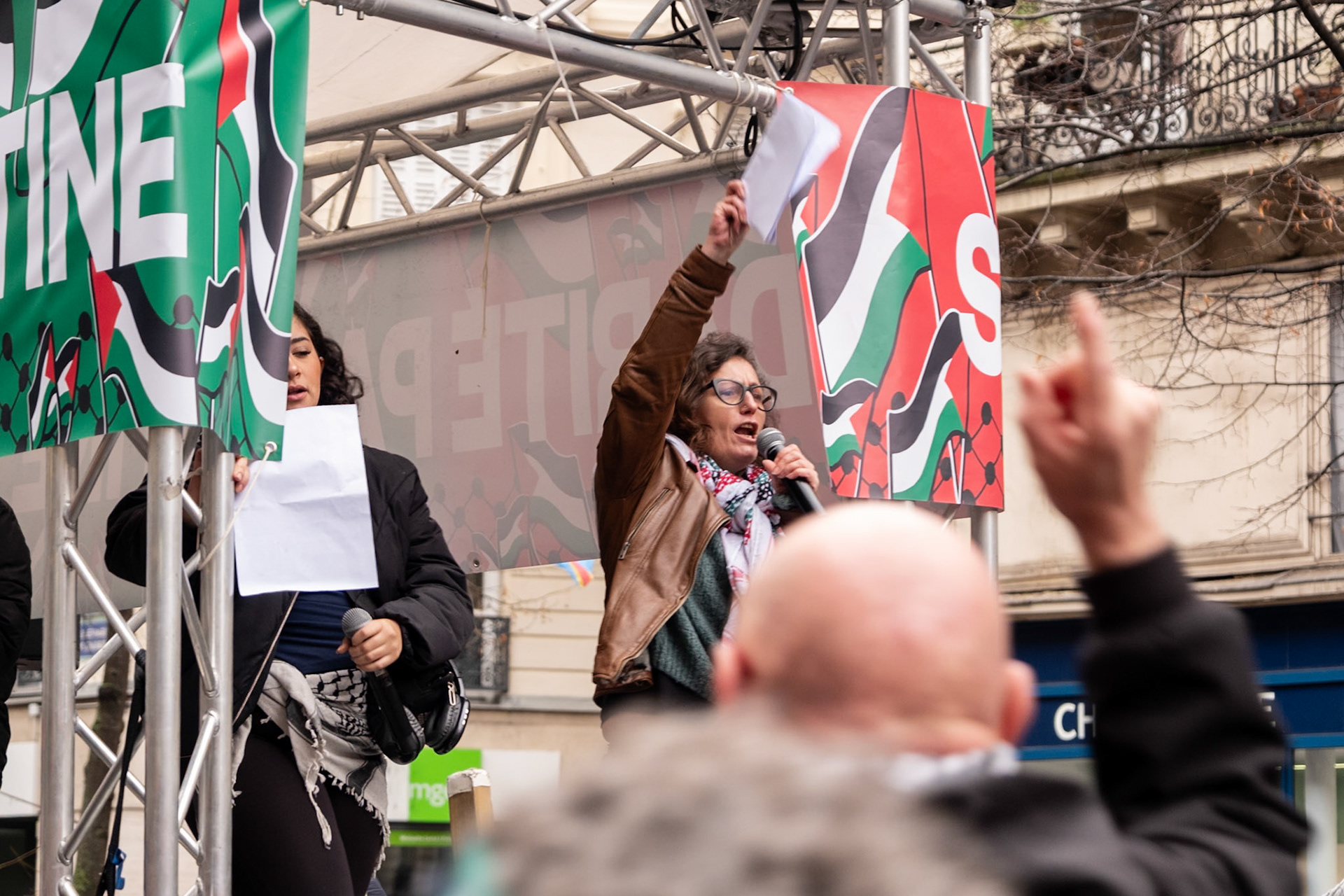Paris for Palestine, gathering of multiple associations in solidarity with Palestine, Place de la Republique down to boulevard Voltaire, Paris, France, November 29th, 2025, by Maria Kalafatsi