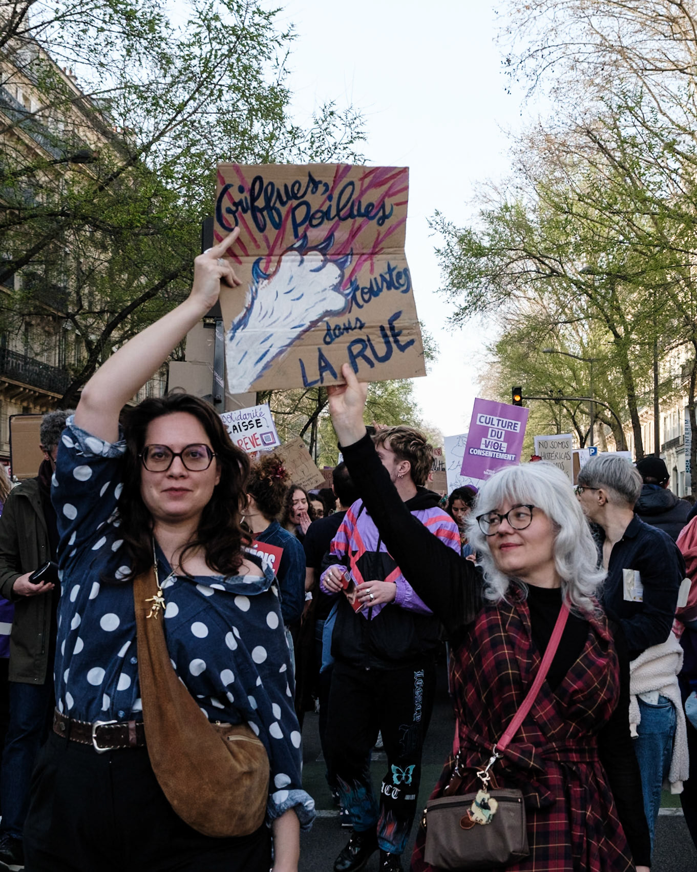 International Women's Day 2026, Demonstration with various french organisations and institutions starting at place de la Bataille-de-Stalingrad to Place de la Republique, Paris, France, March 8th 2026, by Maria Kalafatsi