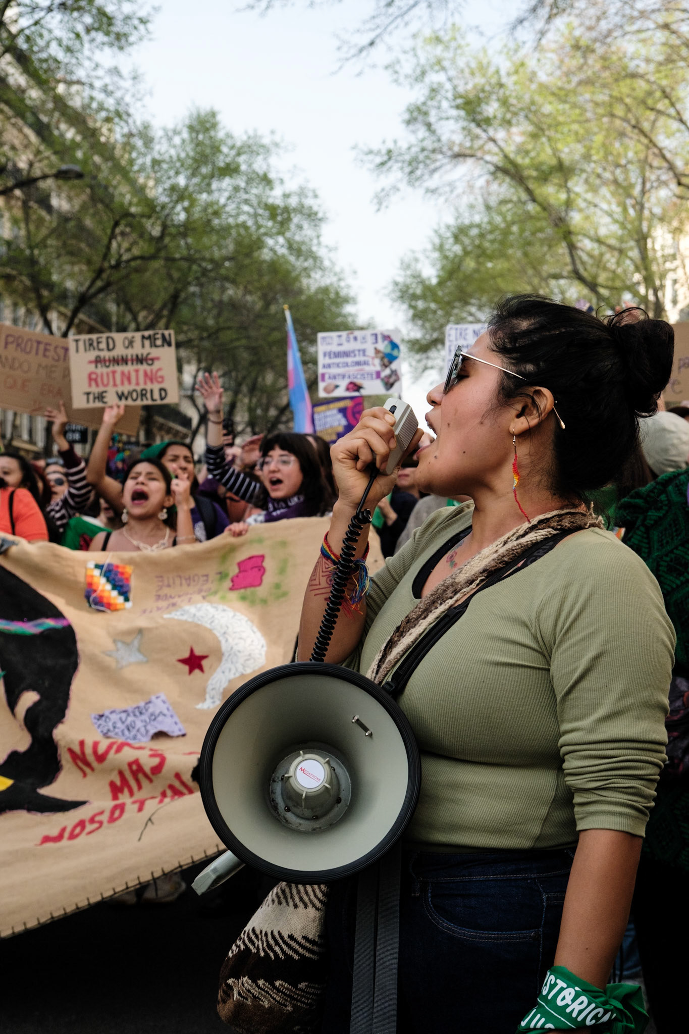 International Women's Day 2026, Demonstration with various french organisations and institutions starting at place de la Bataille-de-Stalingrad to Place de la Republique, Paris, France, March 8th 2026, by Maria Kalafatsi