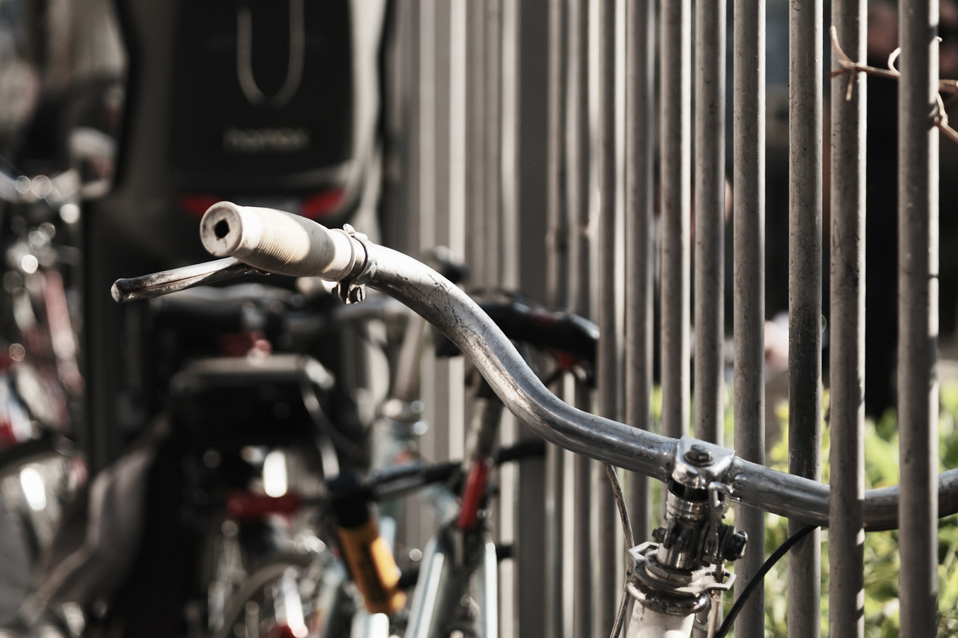 Humble Bicycles around Paris, Jardin de la Folie Titon, Paris, France, March 2025, by Maria KALAFATSI