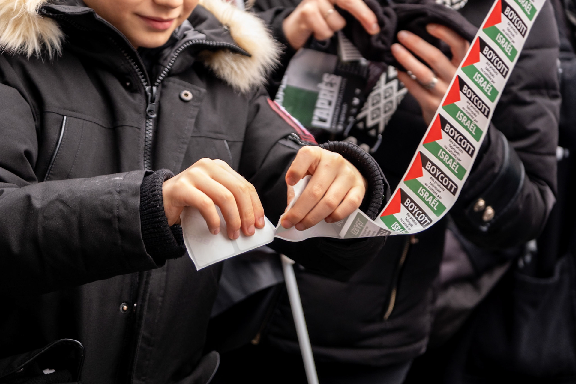 Paris for Palestine, gathering of multiple associations in solidarity with Palestine, Place de la Republique down to boulevard Voltaire, Paris, France, November 29th, 2025, by Maria Kalafatsi