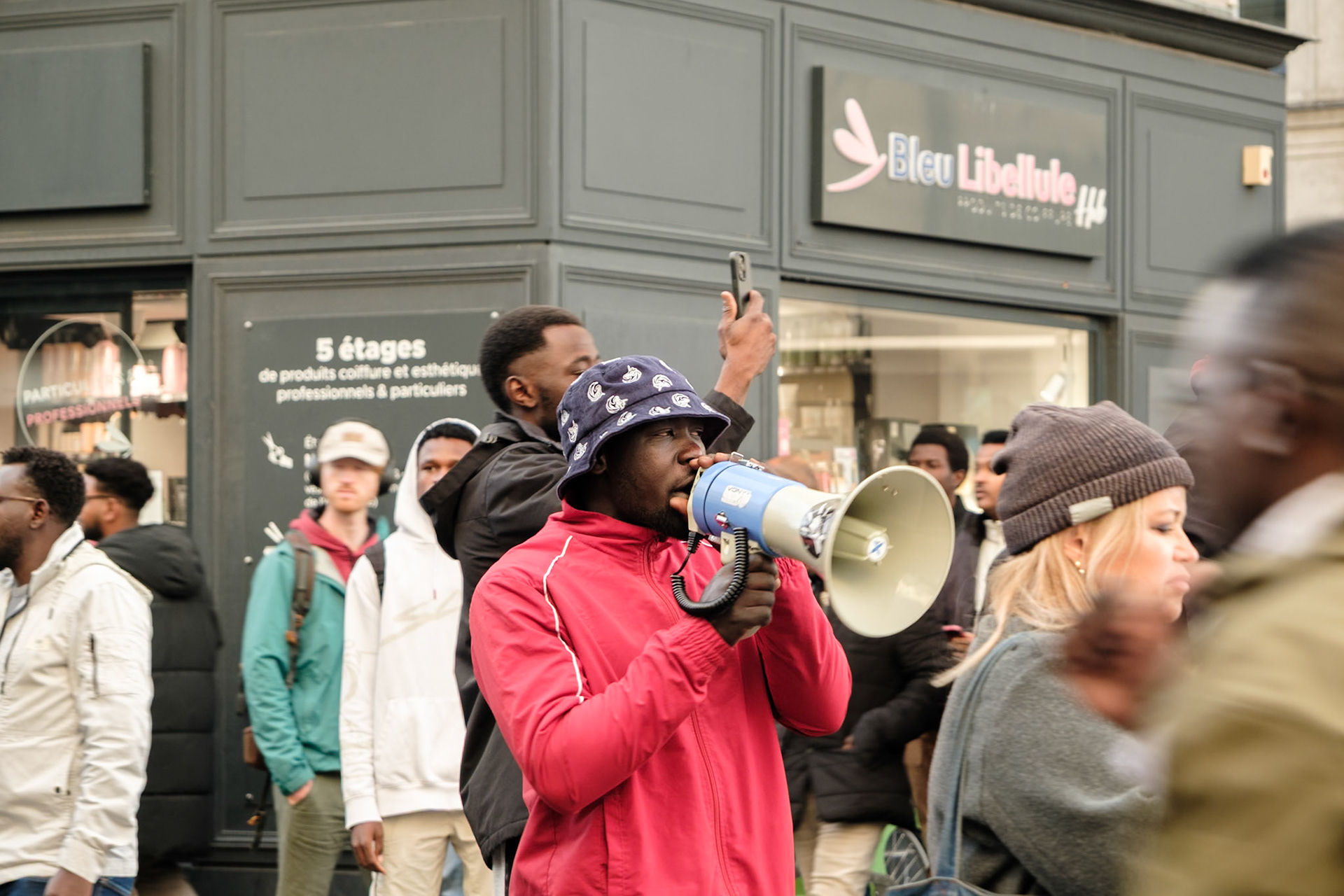 South Sudan protest against the war. March started in Bastille, Paris, France, November 1st 2025, by Maria Kalafatsi