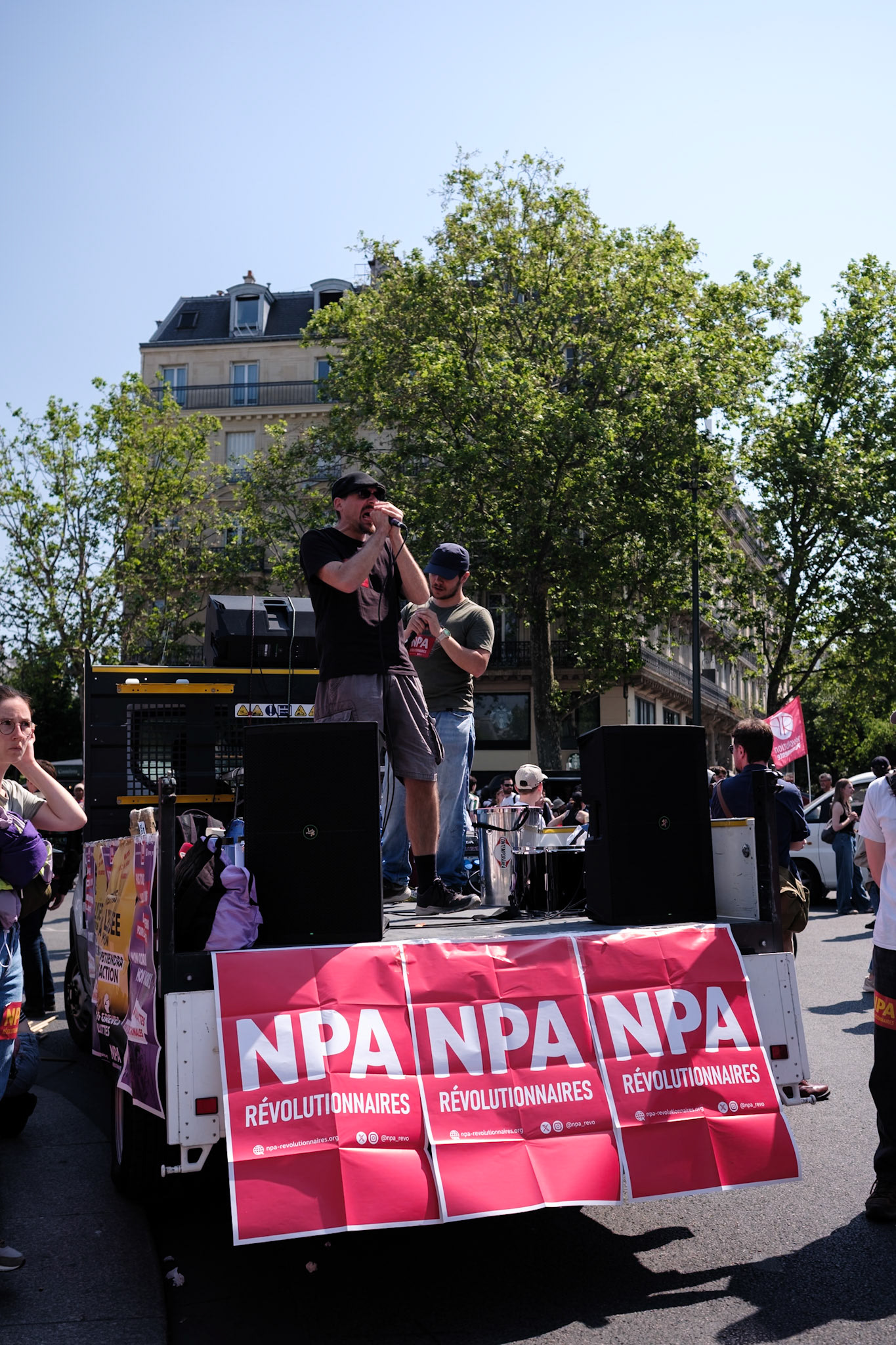 May 1st protest, many syndicats and organisations gathered to march from Republique to Nation in Paris, France, May 1st 2026, Maria Kalafatsi