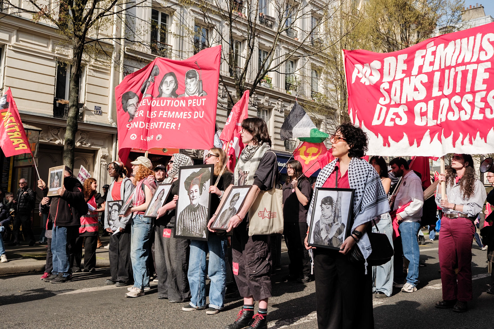 International Women's Day 2026, Demonstration with various french organisations and institutions starting at place de la Bataille-de-Stalingrad to Place de la Republique, Paris, France, March 8th 2026, by Maria Kalafatsi