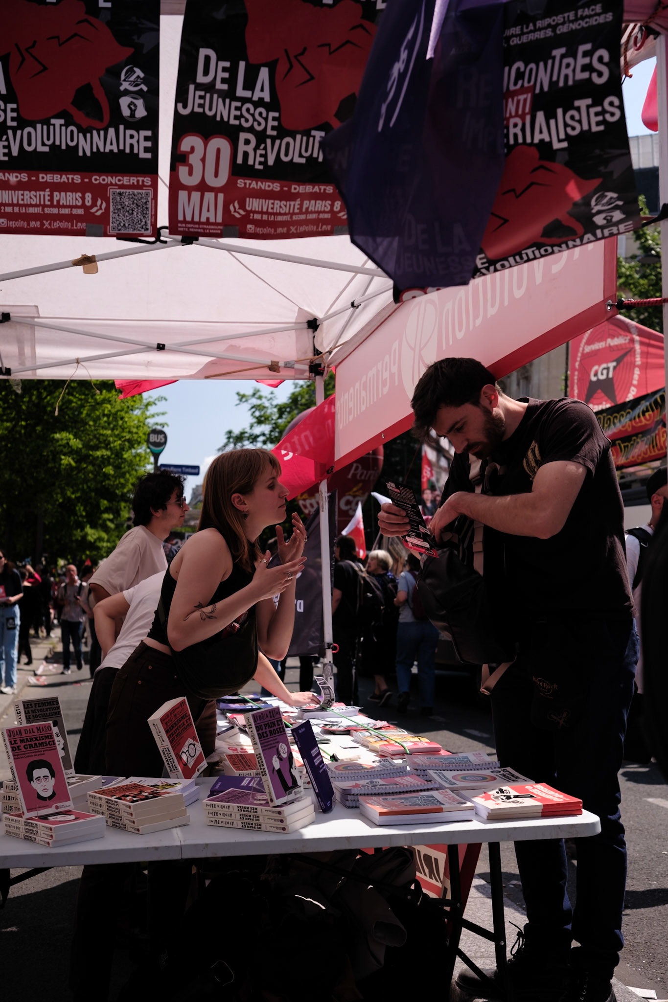 May 1st protest, many syndicats and organisations gathered to march from Republique to Nation in Paris, France, May 1st 2026, Maria Kalafatsi