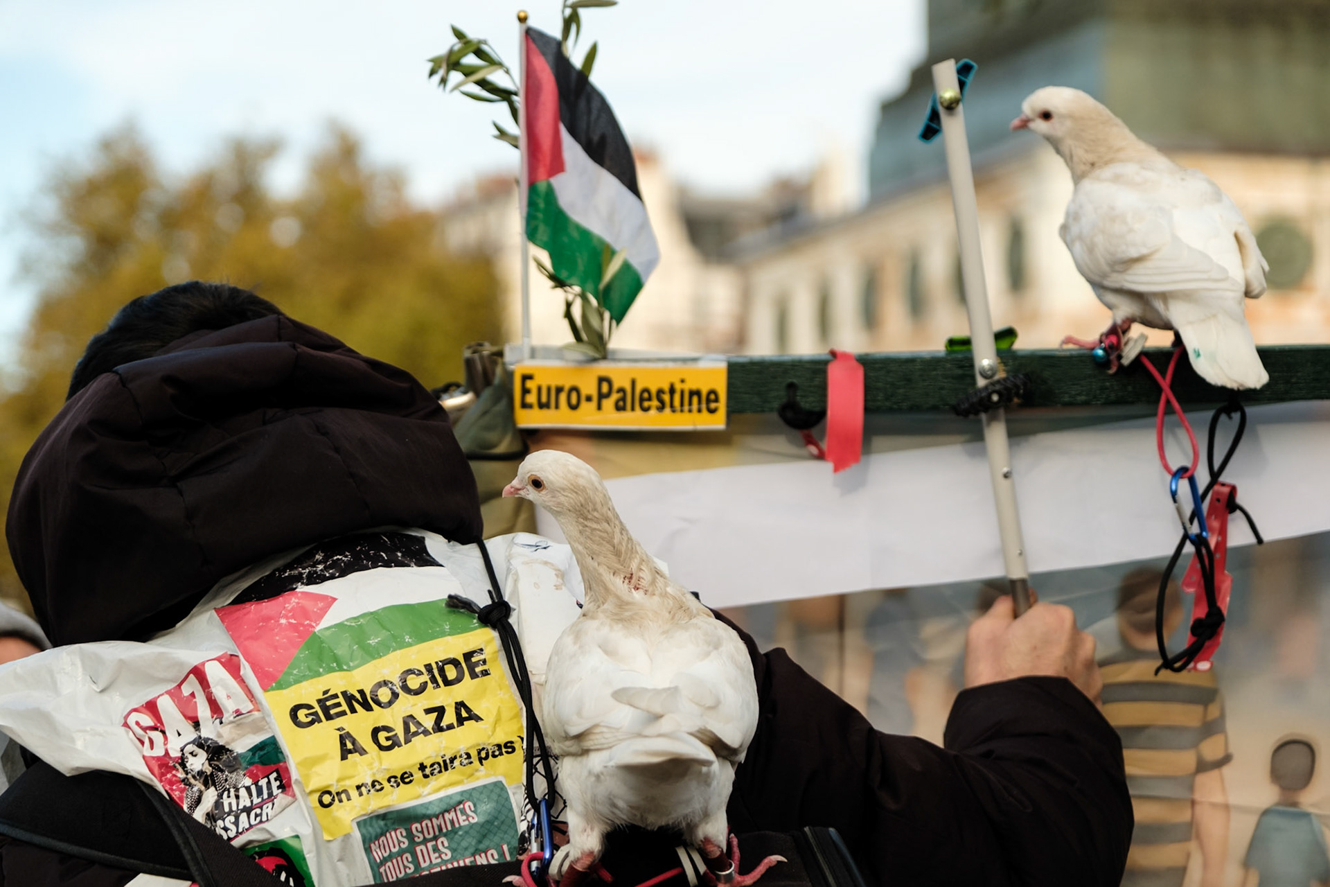 South Sudan protest against the war. March started in Bastille, Paris, France, November 1st 2025, by Maria Kalafatsi
