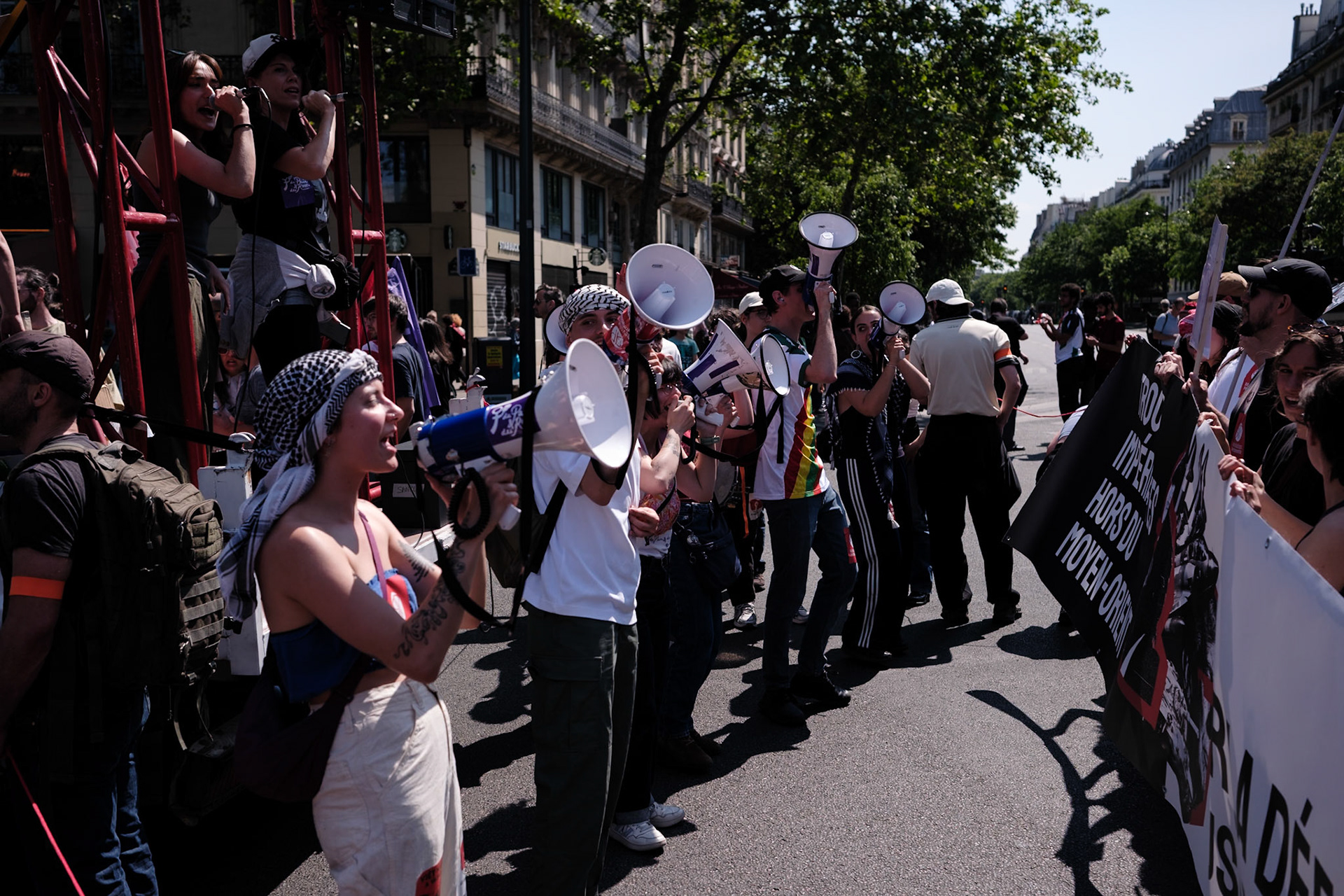 May 1st protest, many syndicats and organisations gathered to march from Republique to Nation in Paris, France, May 1st 2026, Maria Kalafatsi