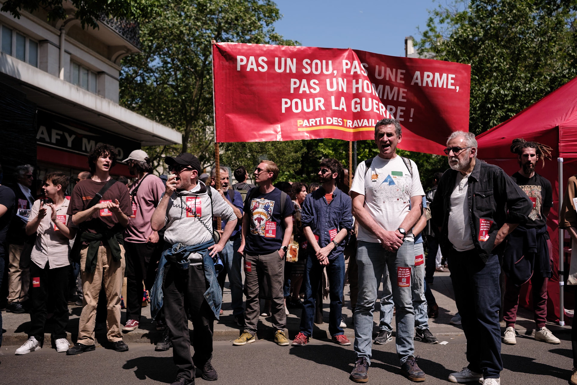 May 1st protest, many syndicats and organisations gathered to march from Republique to Nation in Paris, France, May 1st 2026, Maria Kalafatsi