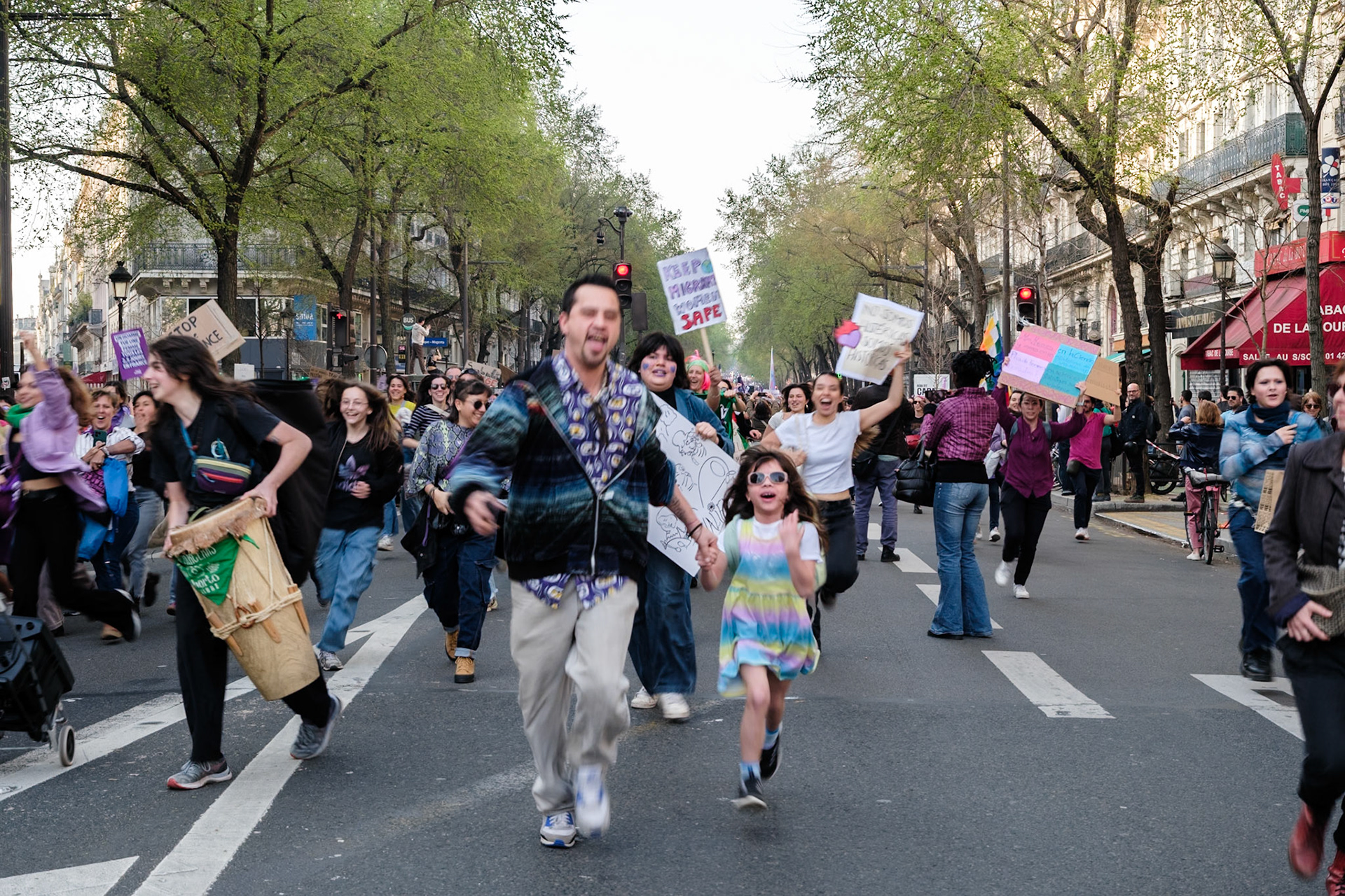 International Women's Day 2026, Demonstration with various french organisations and institutions starting at place de la Bataille-de-Stalingrad to Place de la Republique, Paris, France, March 8th 2026, by Maria Kalafatsi