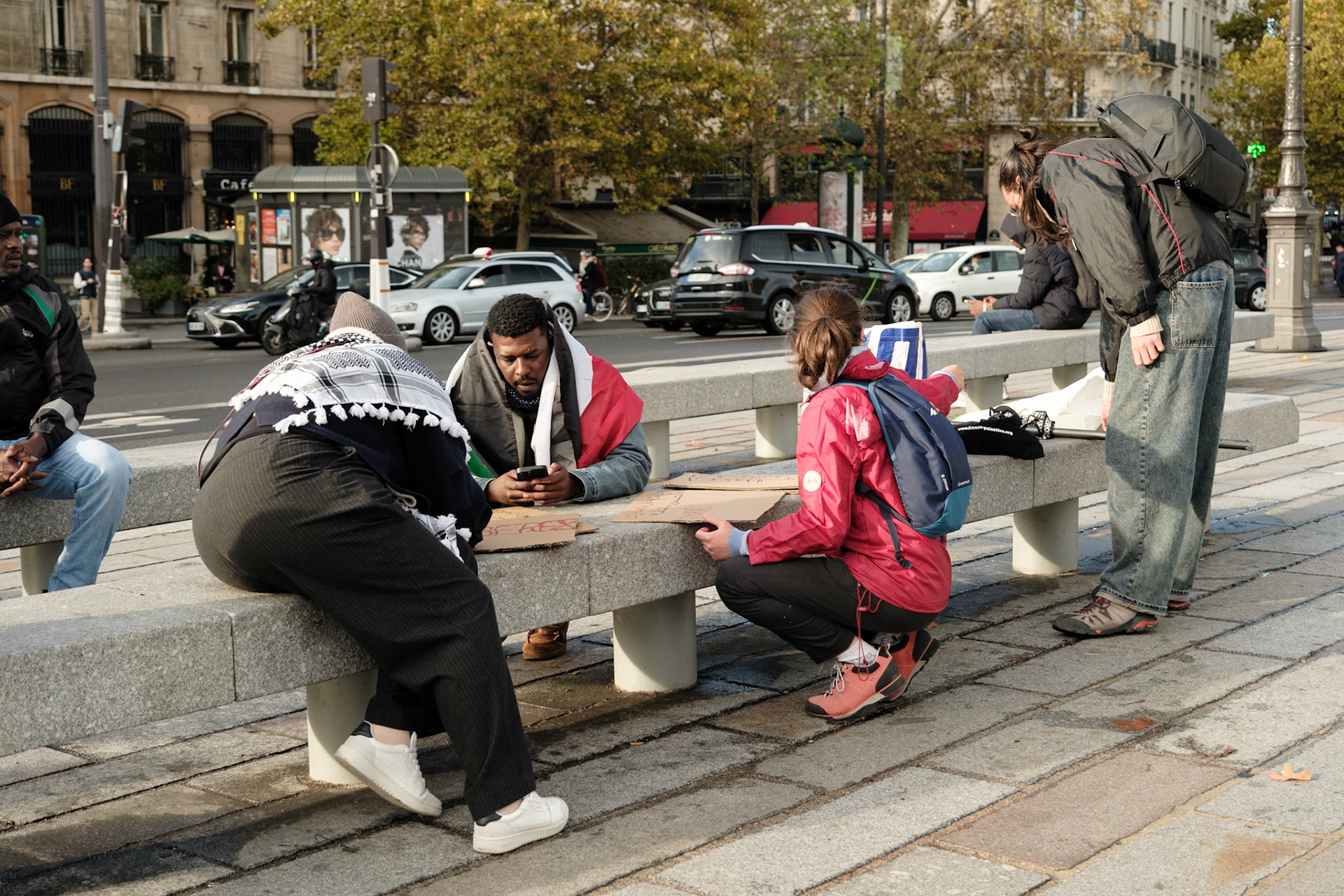 South Sudan protest against the war. March started in Bastille, Paris, France, November 1st 2025, by Maria Kalafatsi