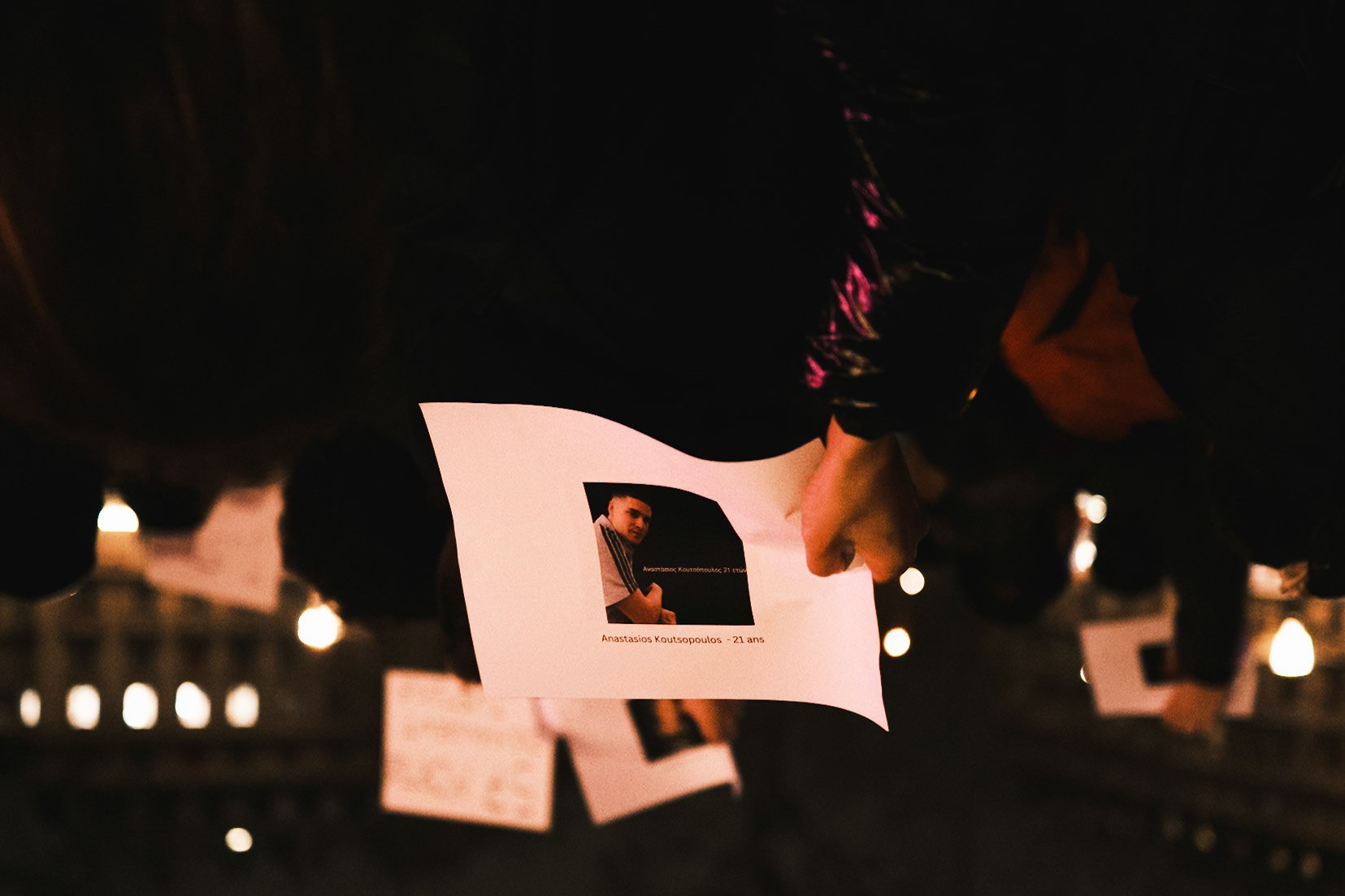 Tempi 2023 Greek Demonstration in Paris, for the 2 year anniversary of the Tempi crime in Greece, a train accident that killed 57 people. In Place de la Republique, Paris, France, February 28th 2025, by Maria KALAFATSI.