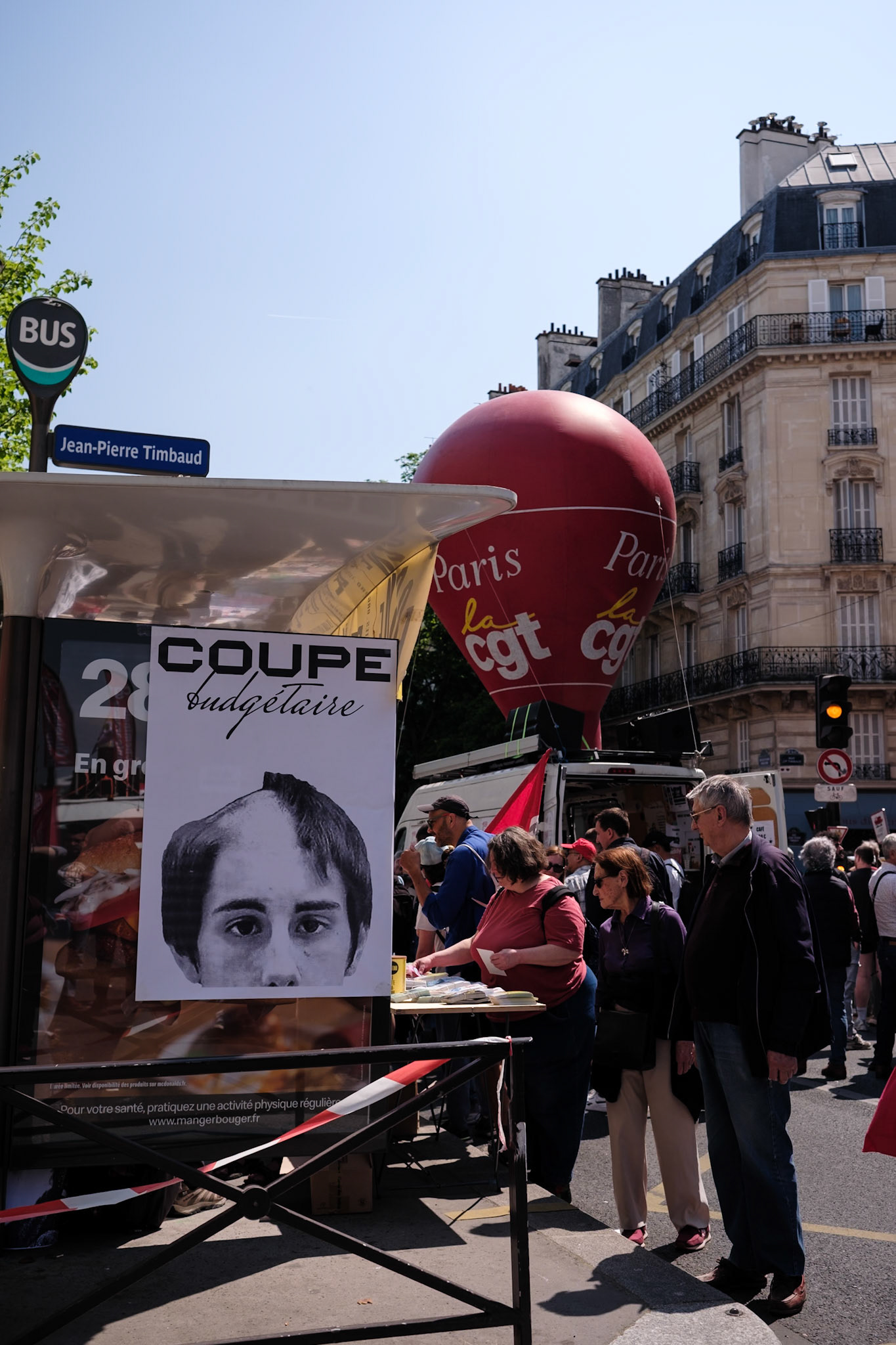 May 1st protest, many syndicats and organisations gathered to march from Republique to Nation in Paris, France, May 1st 2026, Maria Kalafatsi