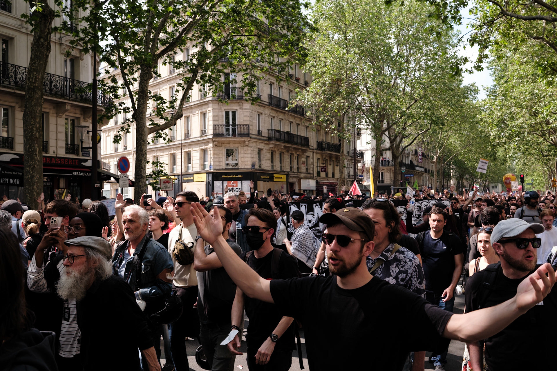 May 1st protest, many syndicats and organisations gathered to march from Republique to Nation in Paris, France, May 1st 2026, Maria Kalafatsi