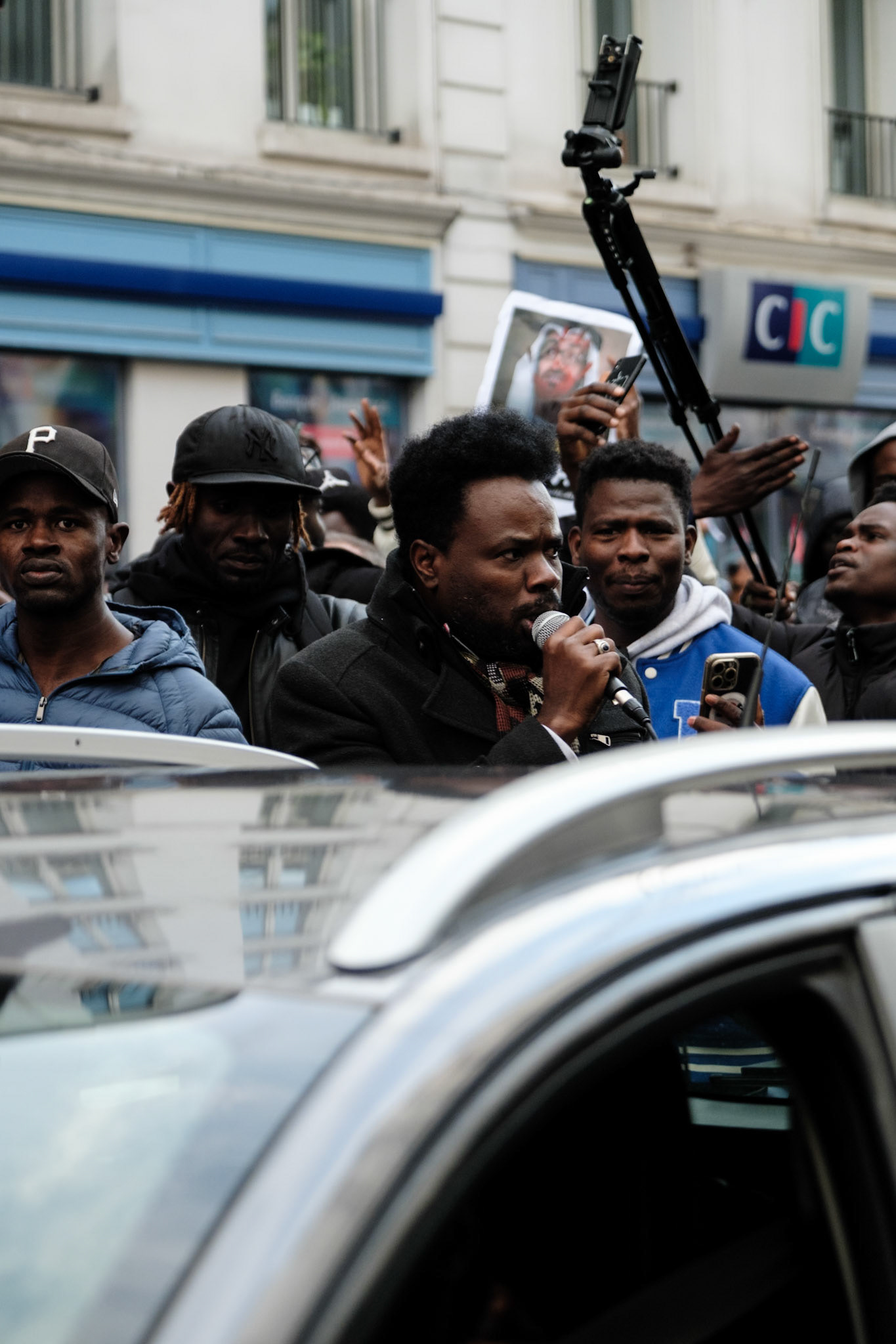 South Sudan protest against the war. March started in Bastille, Paris, France, November 1st 2025, by Maria Kalafatsi