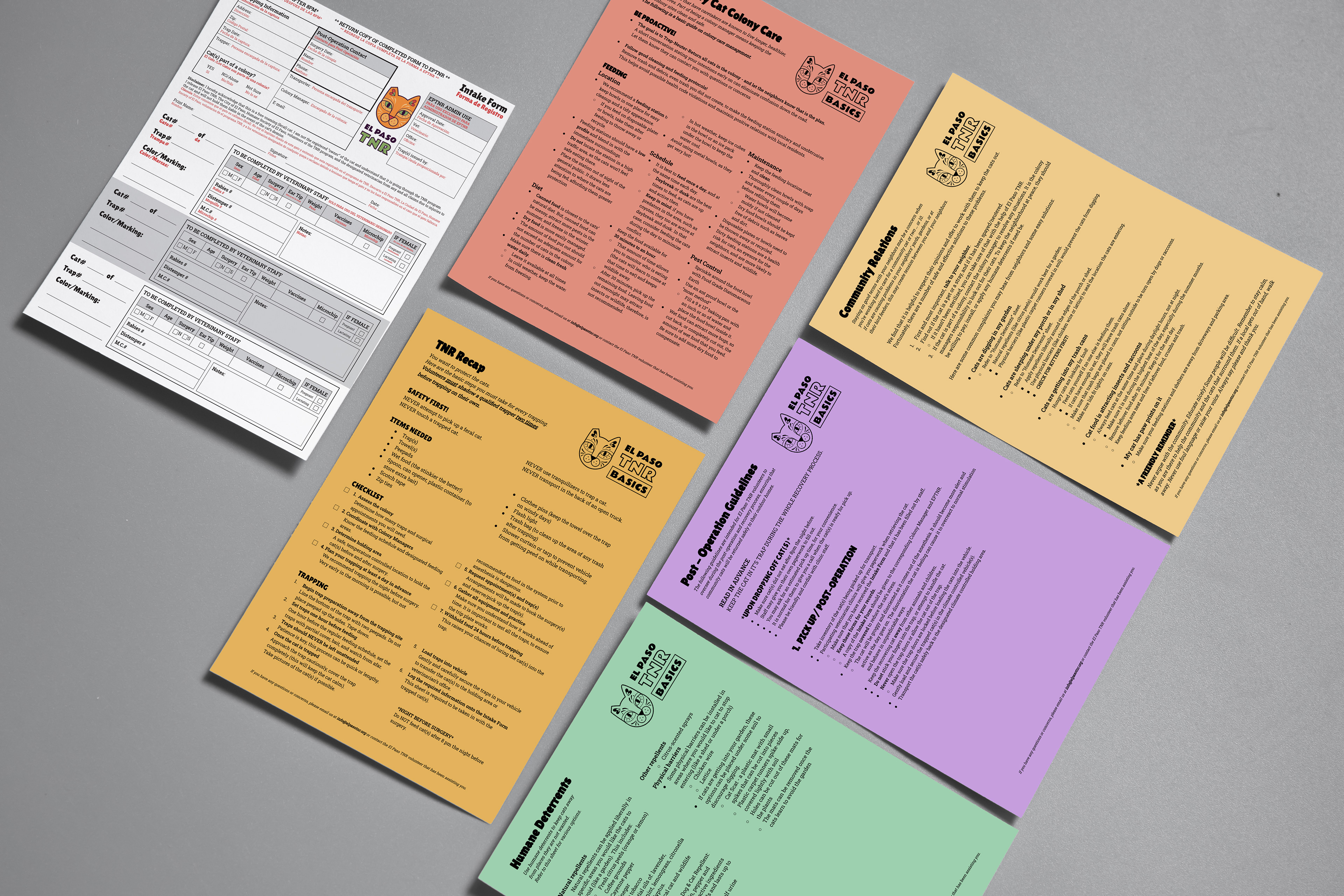 Educational materials & procedural forms