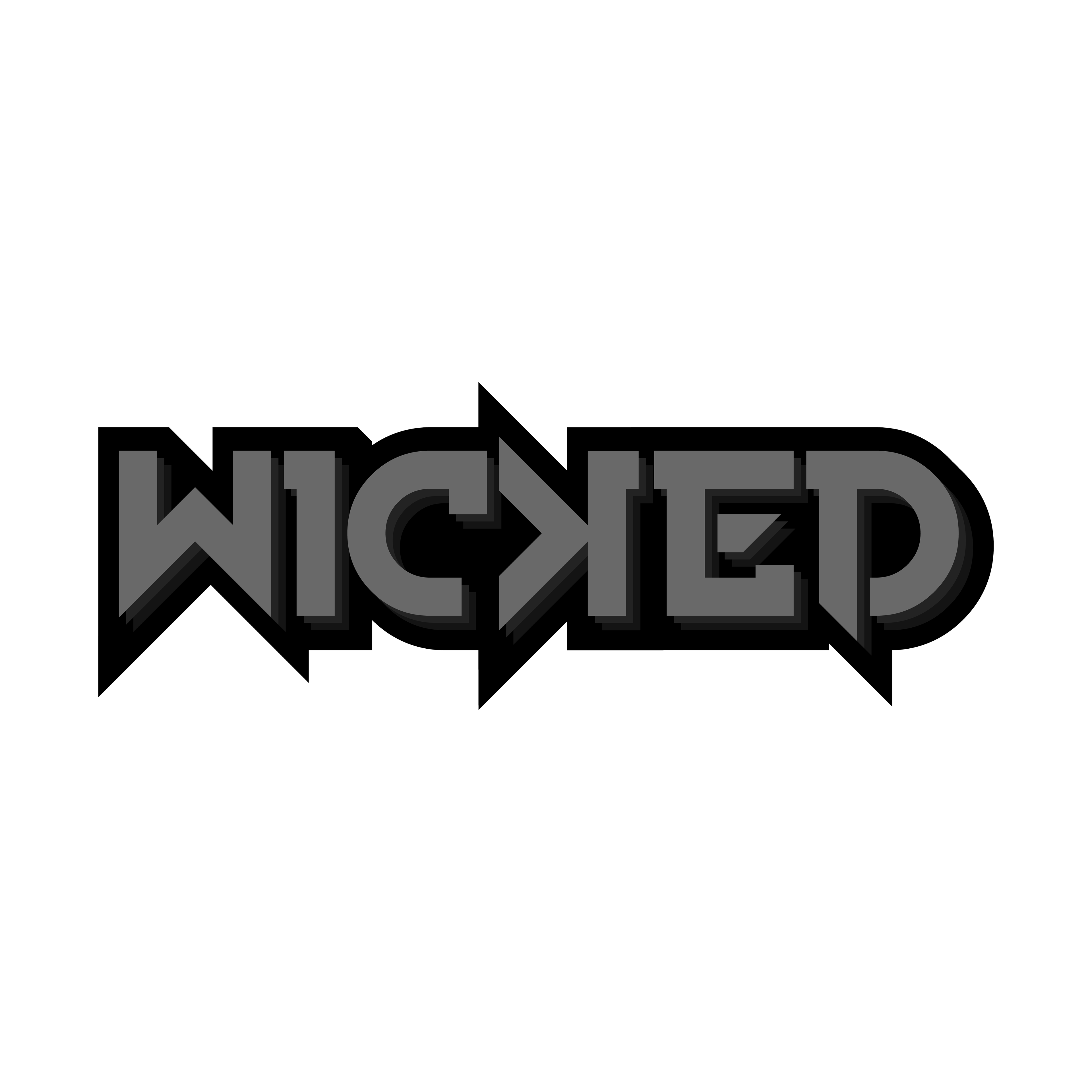 Black and White Type Logo