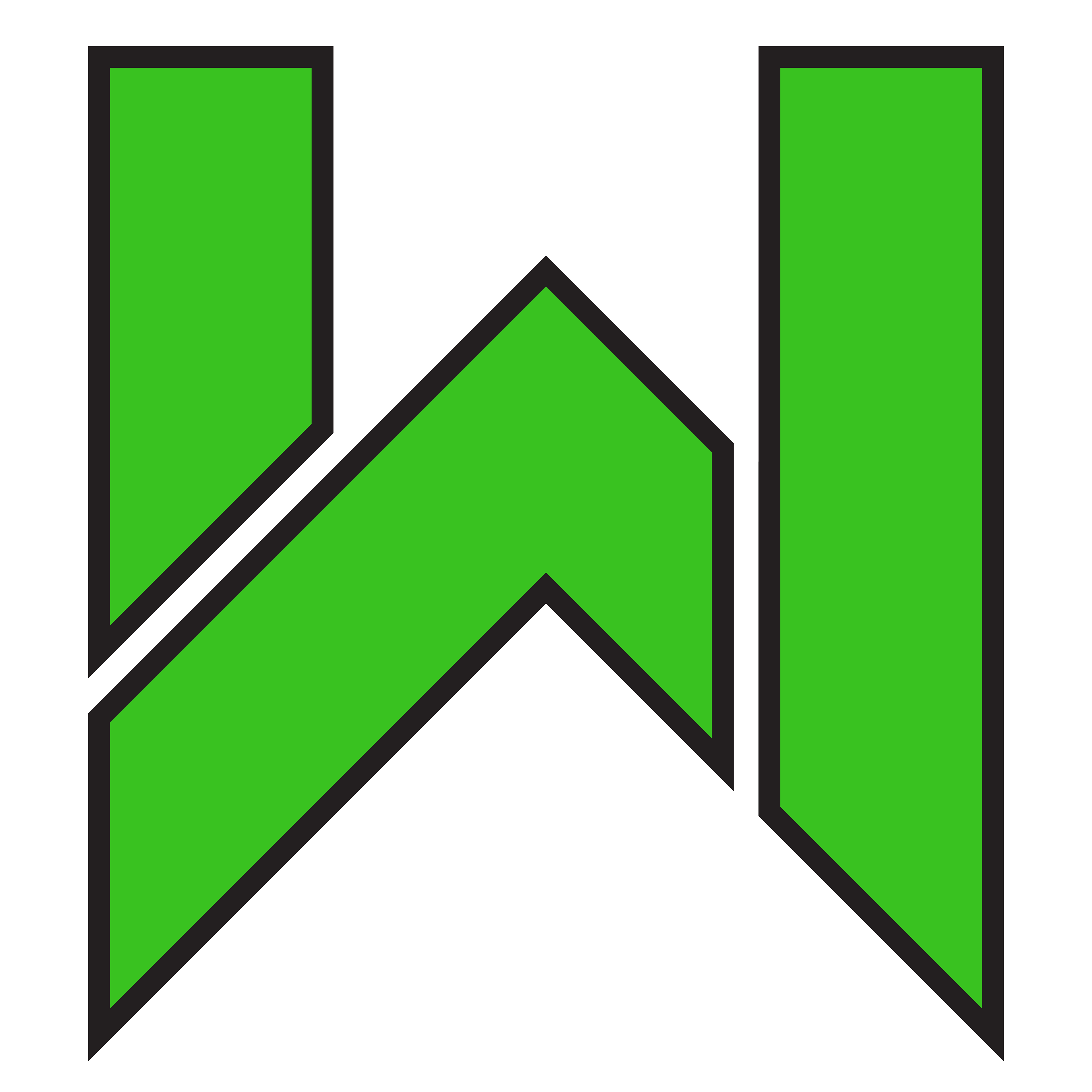 Inverted Letter Logo