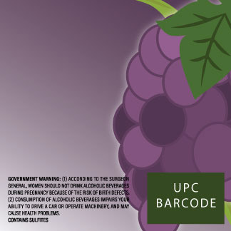 Vine Wine Label Back