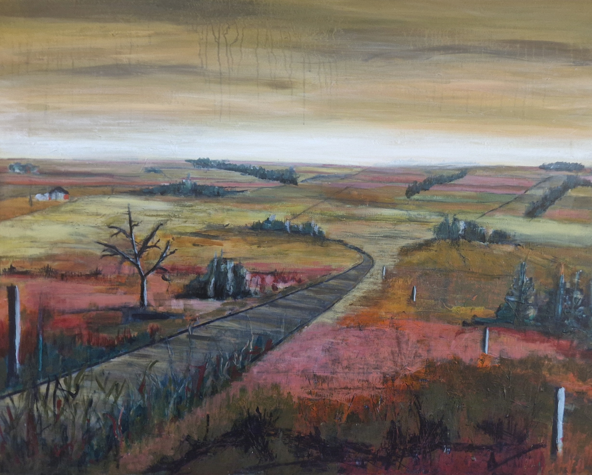 7500 kr. 80x100 akryl på lærred 2024 