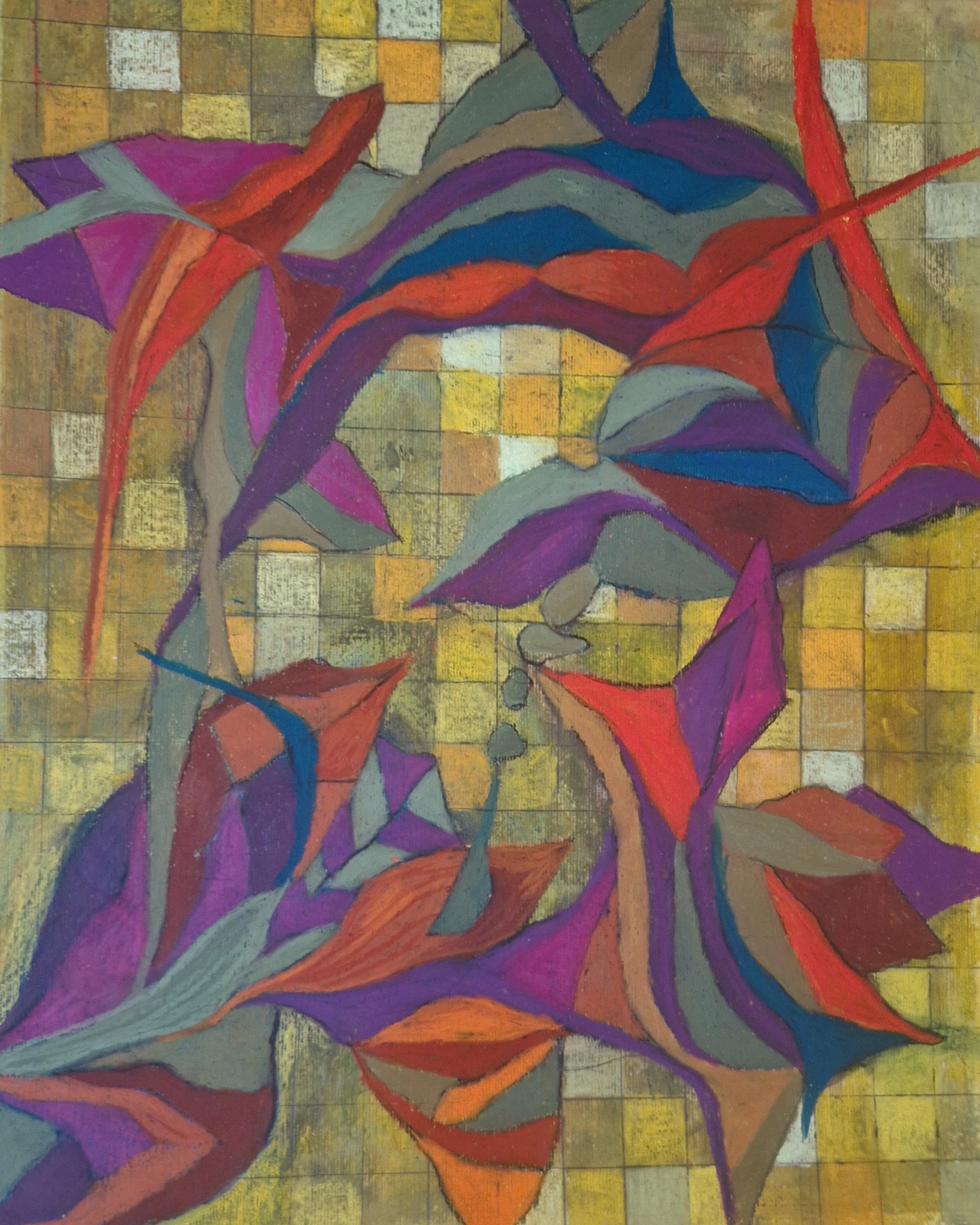  1800 kr. 40x50 cm Pastel på papir 2024