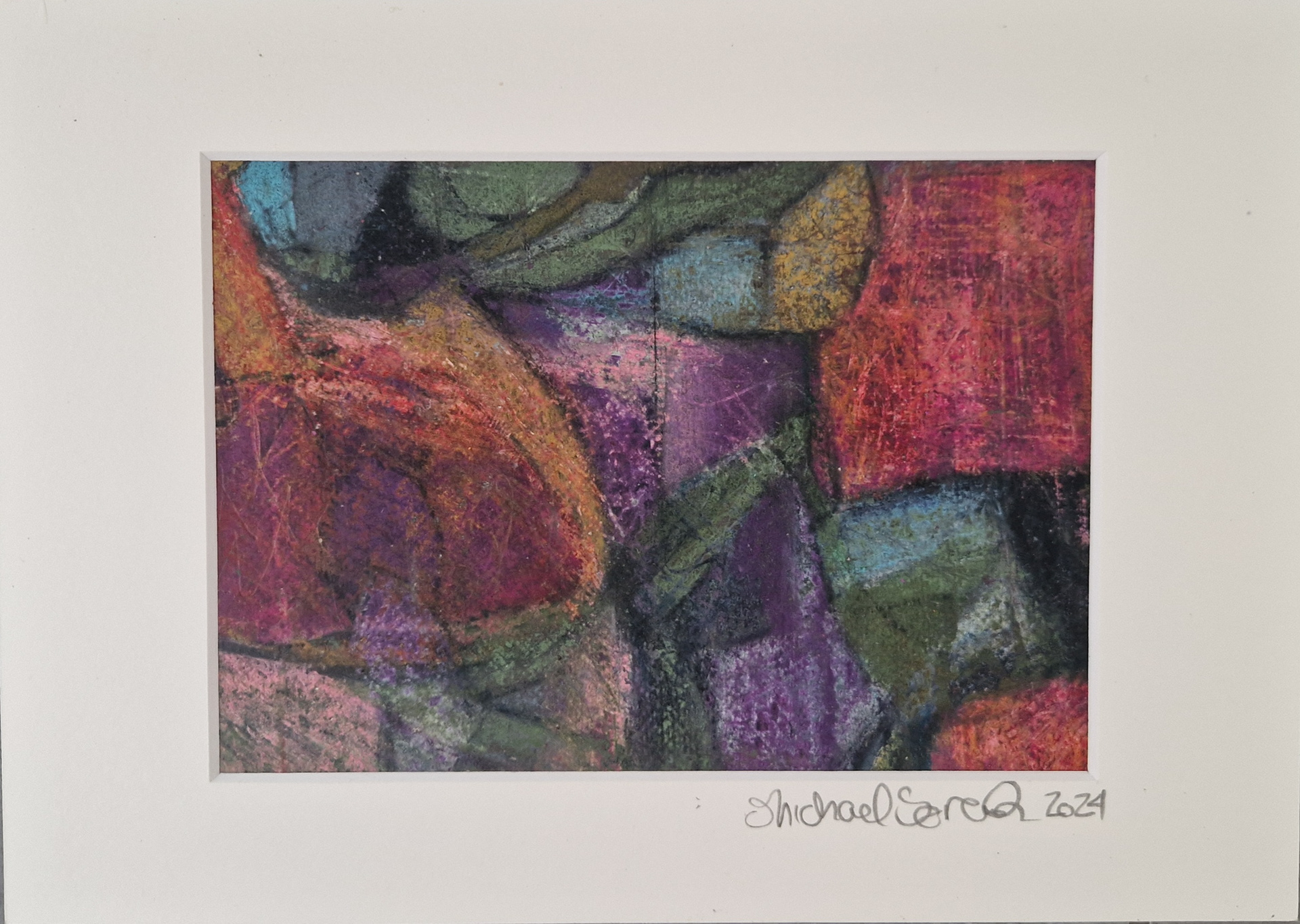 650 kr. 2024, A5 pastel på papir i ramme