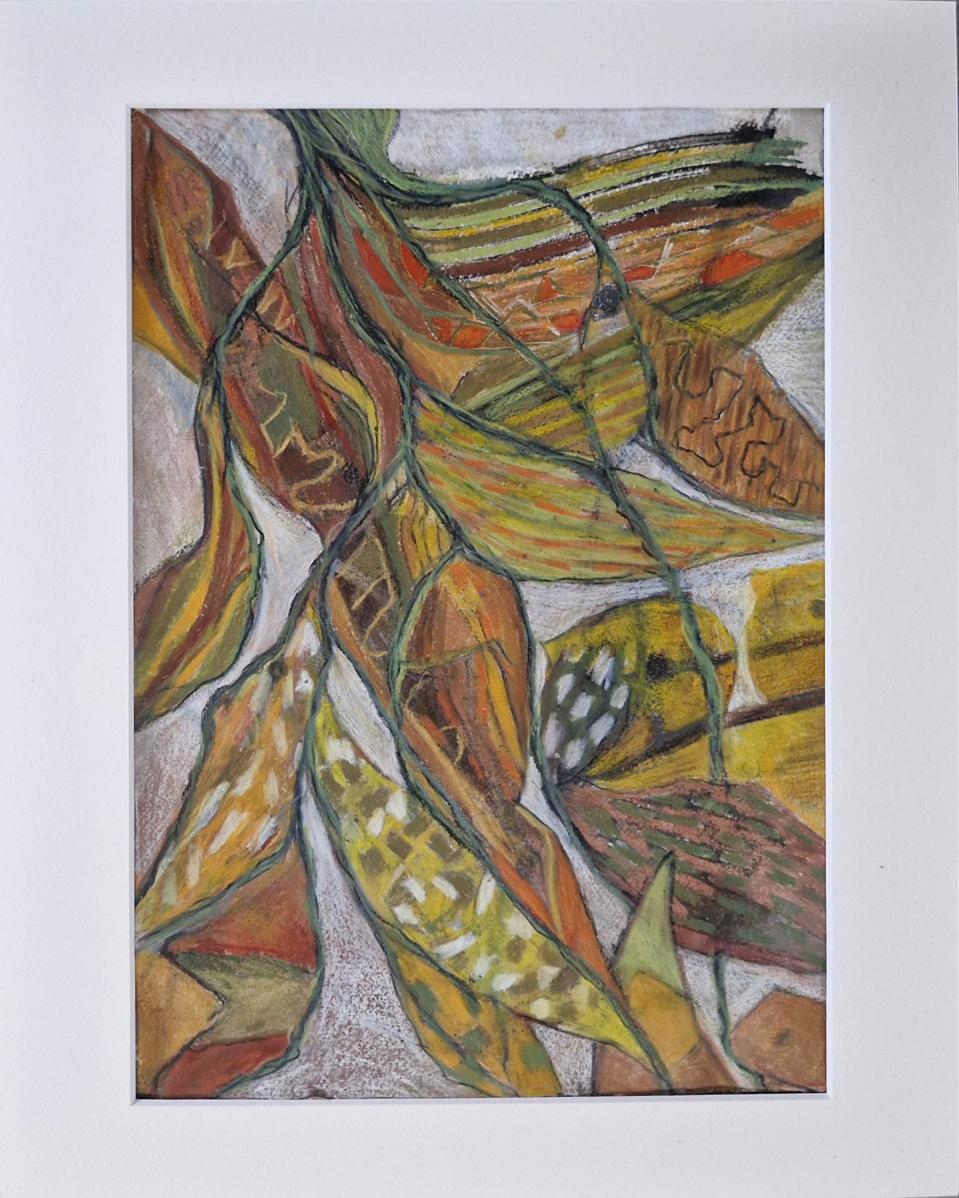 Fugletræk III - 2300 kr. pastel på papir 2025