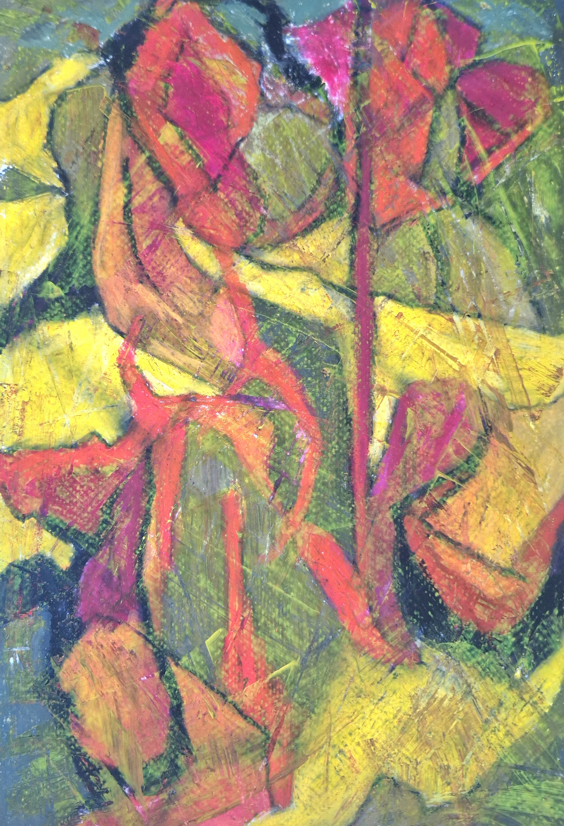 1800 kr.A4 papir, pastel, simpel træramme.