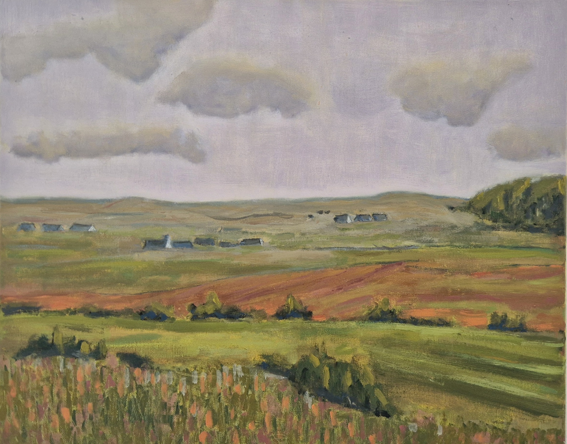 4500 kr. 40x50 Akryl på lærred 2025